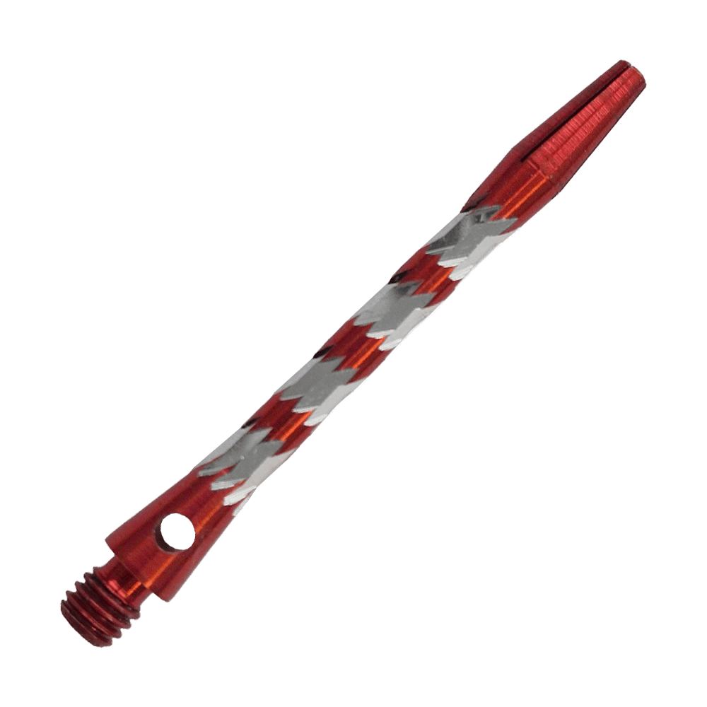 Bulls NL Minor Aluminum Shafts - Red - 46 mm Bulls NL Minor Aluminium Shafts in Rot, 46 mm lang. Abgebildet ist ein roter Aluminiumschaft für Dartpfeile.
