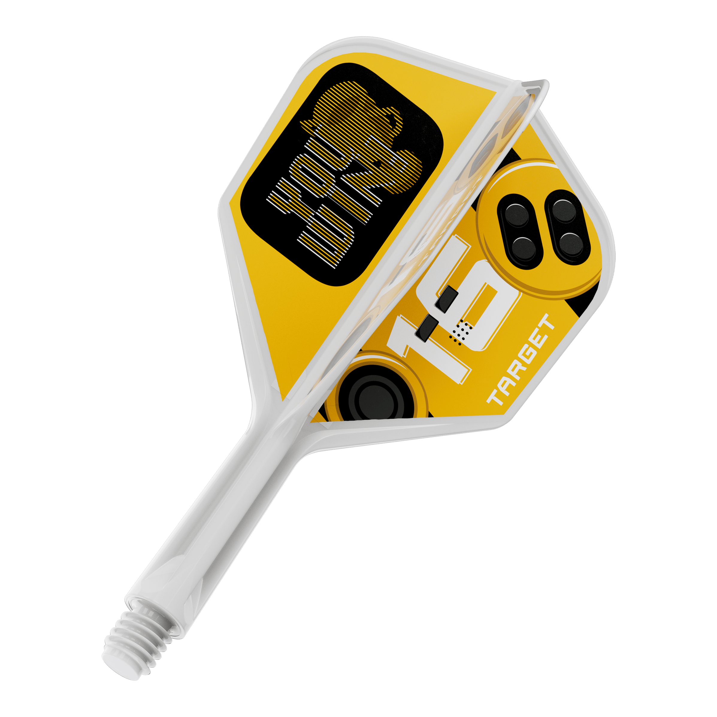 Target K-Flex You Win No6 Flights Foto von 410588_Target_K-Flex_YouWin_No6_Flights_19mm_1. Das Bild stellt vermutlich einen Dart Flight dar.