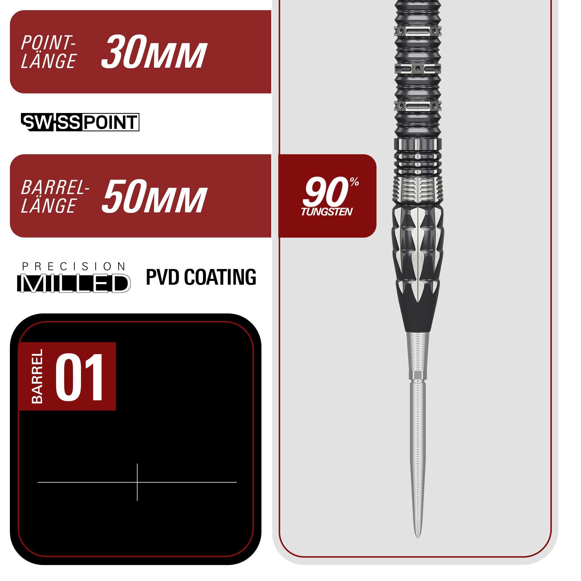 Target Japan Pyro GEN12 Swiss Point Steel Darts