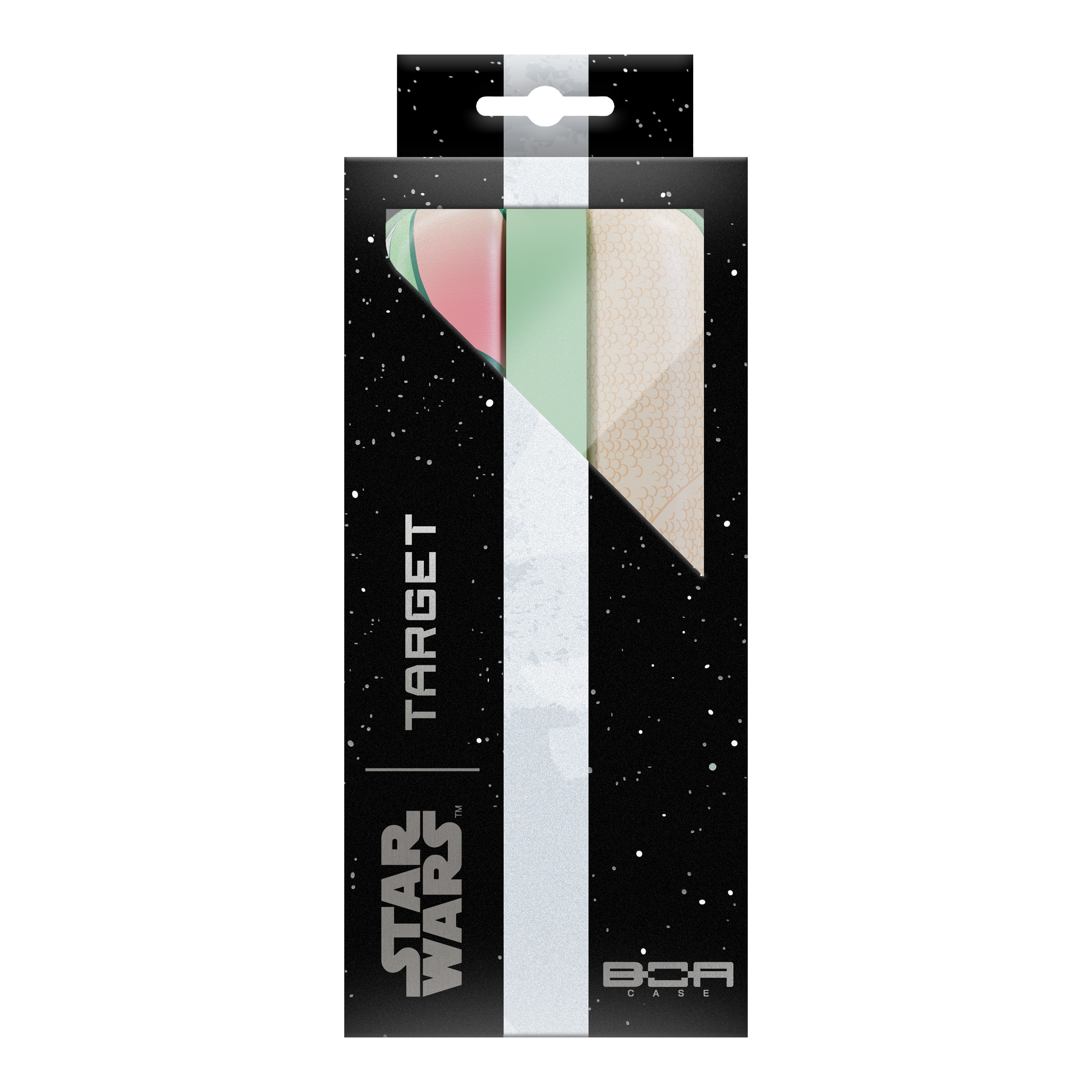 Target Star Wars Boa Dartcase - Grogu Auf dem Bild sieht man das Target Star Wars Boa Dartcase - Grogu, gestaltet mit Grogu aus der Star Wars Serie. Diese Darttasche schützt Ihre Dartutensilien unterwegs.