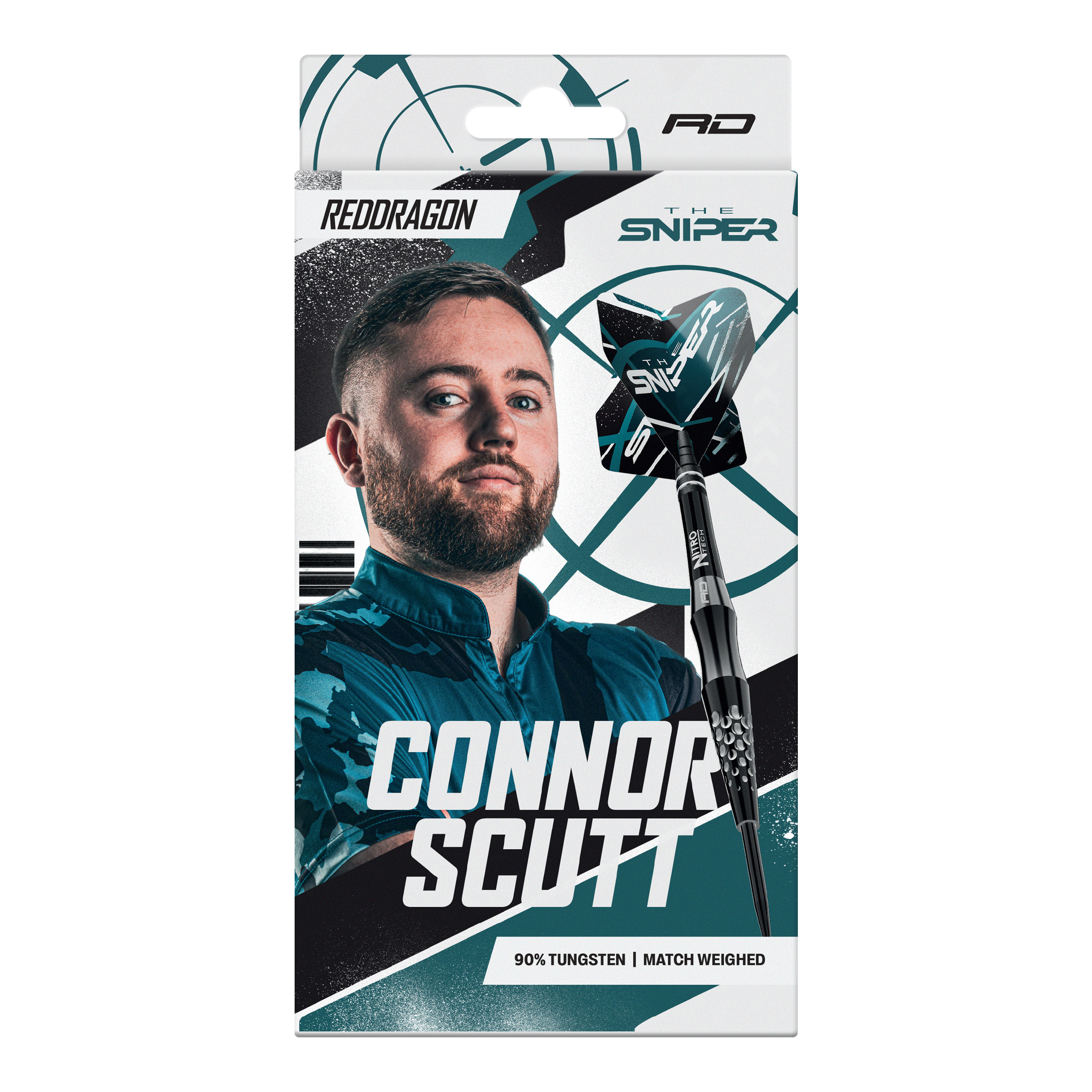 Red Dragon Connor Scutt The Sniper Steeldarts - 22g Gezeigt wird das Produkt Red Dragon Connor Scutt The Sniper Steeldarts - 22g. Die Steeldarts sind robust und perfekt ausbalanciert.