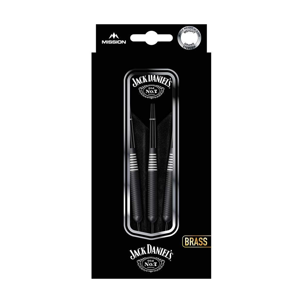 Mission Jack Daniels brass steel darts