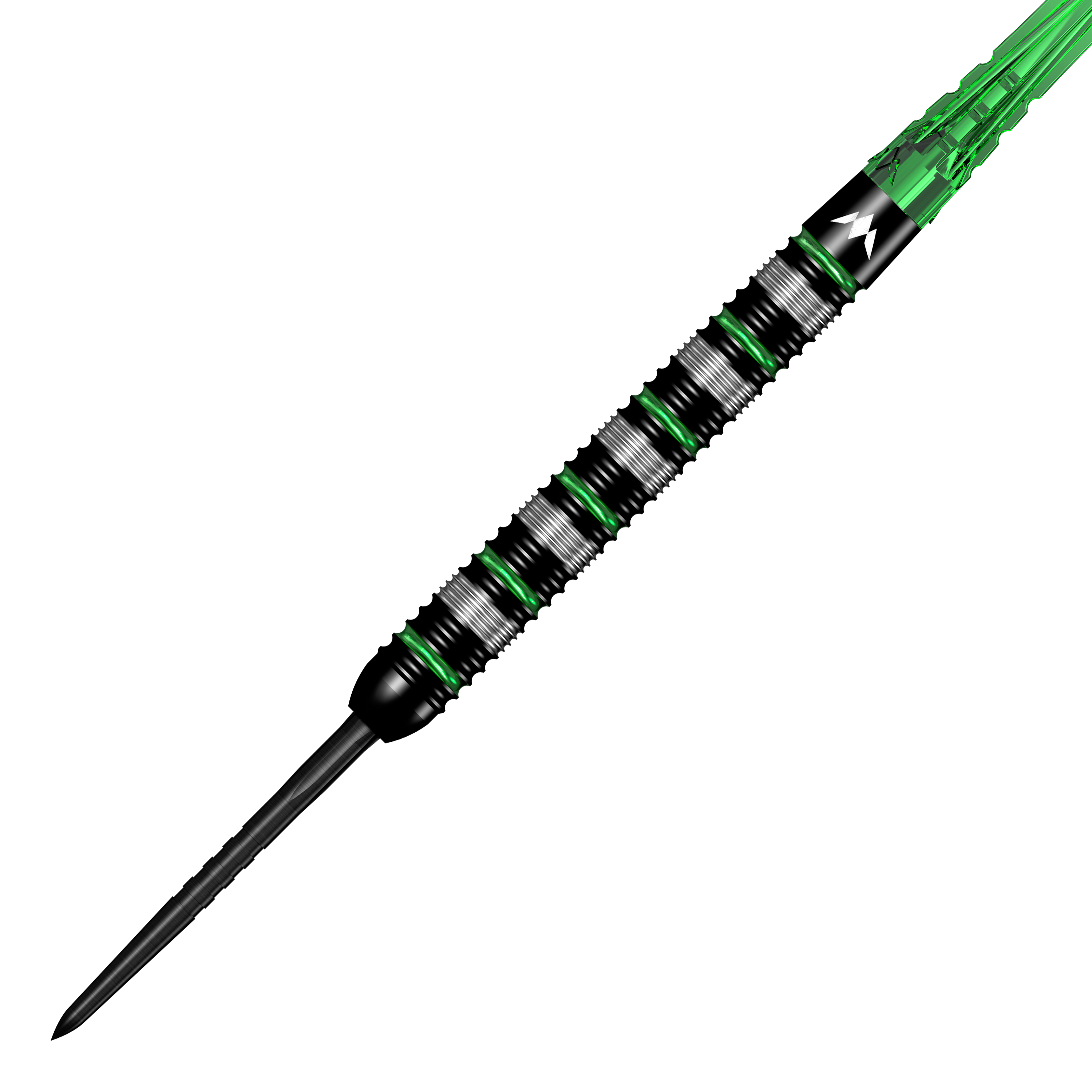 Mission Moldavite Steeldarts - 23g ist auf diesem Bild zu sehen. Hier werden Steeldarts mit einem Gewicht von 23g dargestellt.
