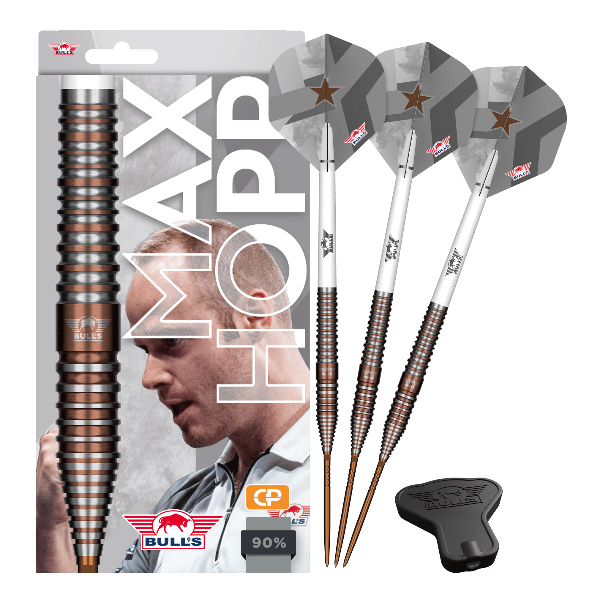 Bulls NL Max Hopp E5 Convertible Point Steel Darts Bulls NL Max Hopp E5 Convertible Point Steel Darts