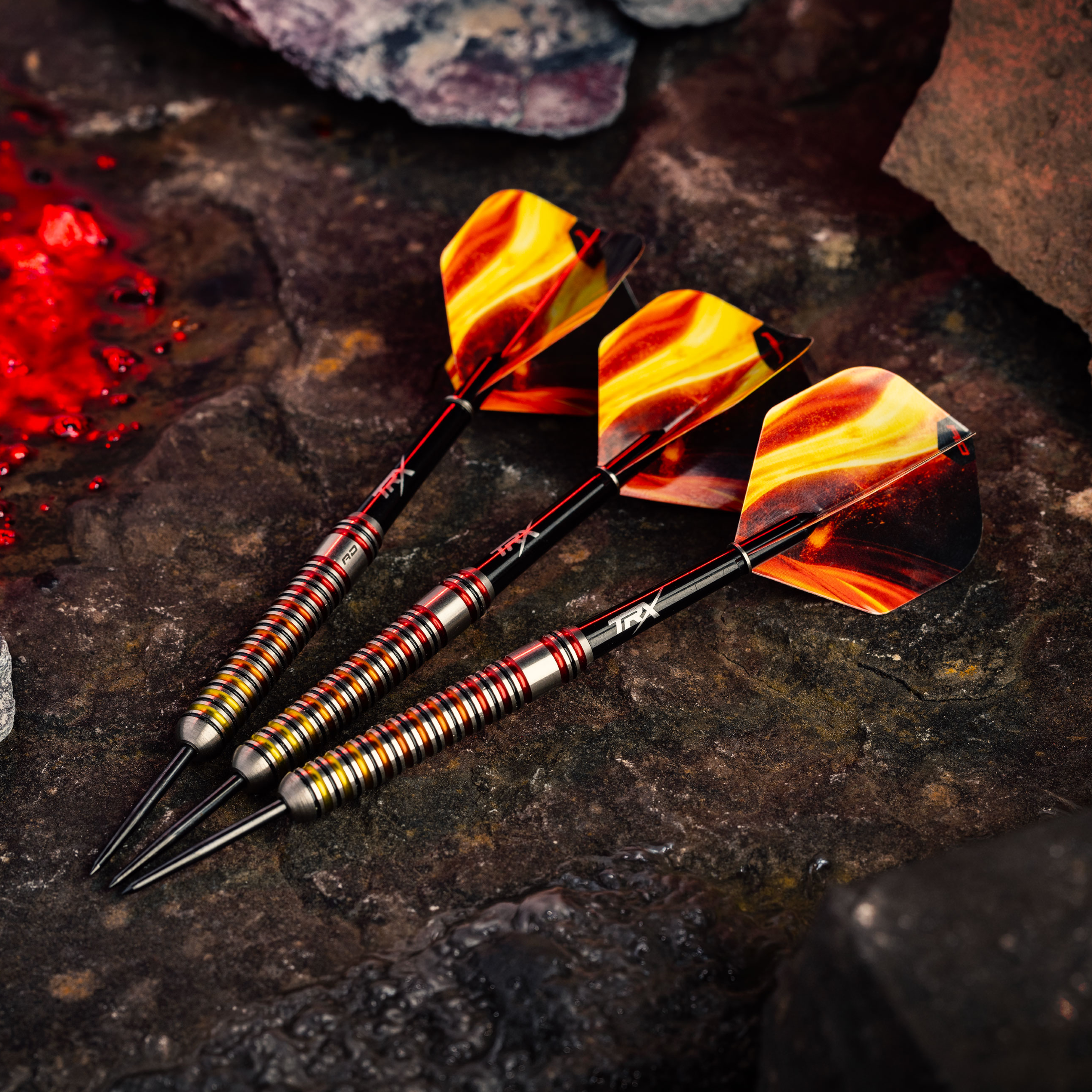 Red Dragon Furnace Steel Darts Dies ist ein Bild der Red Dragon Furnace Steeldarts. Die Darts sind speziell für Präzision und Leistung entwickelt.