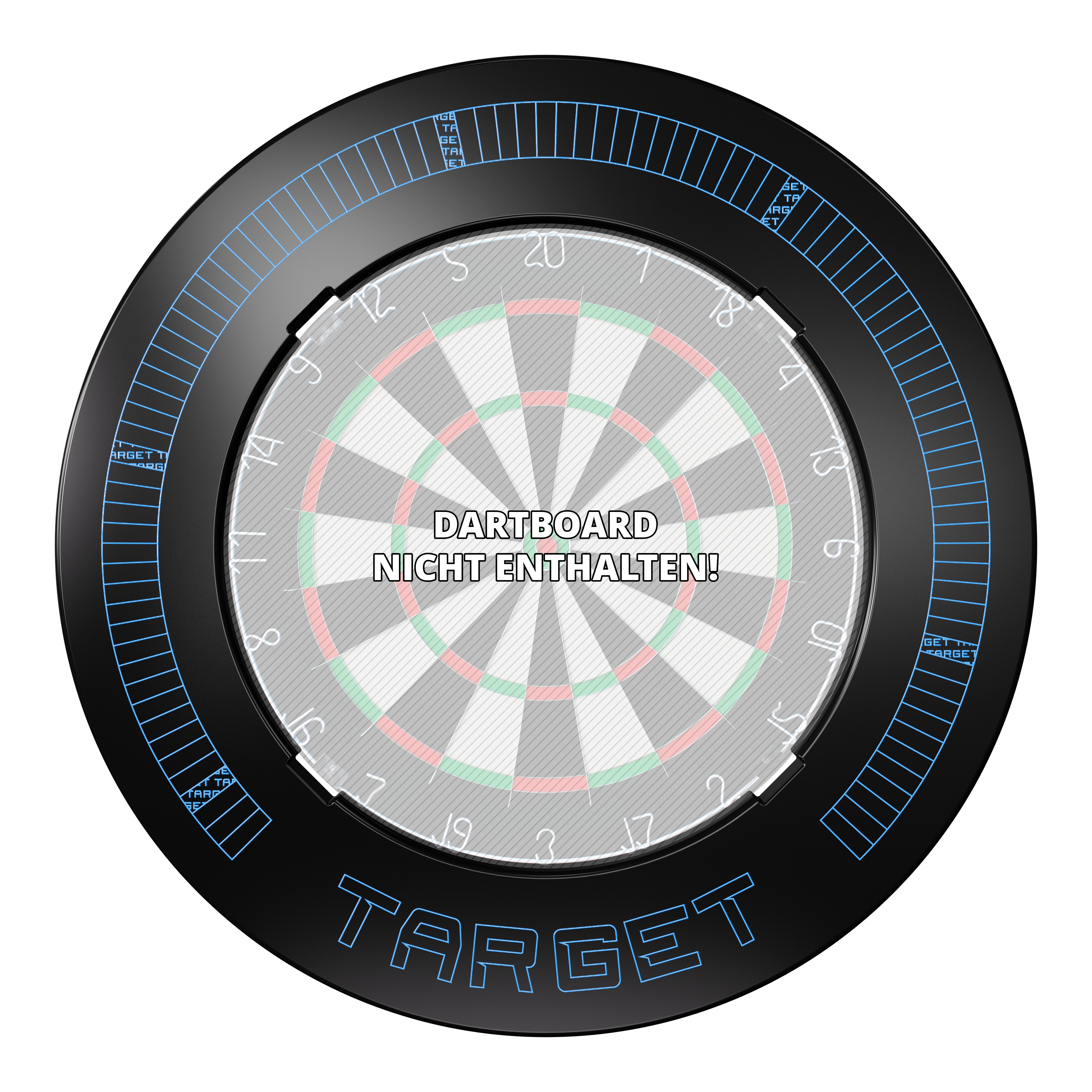 Target Corona Vision Notched Dartboard Surround with Lighting