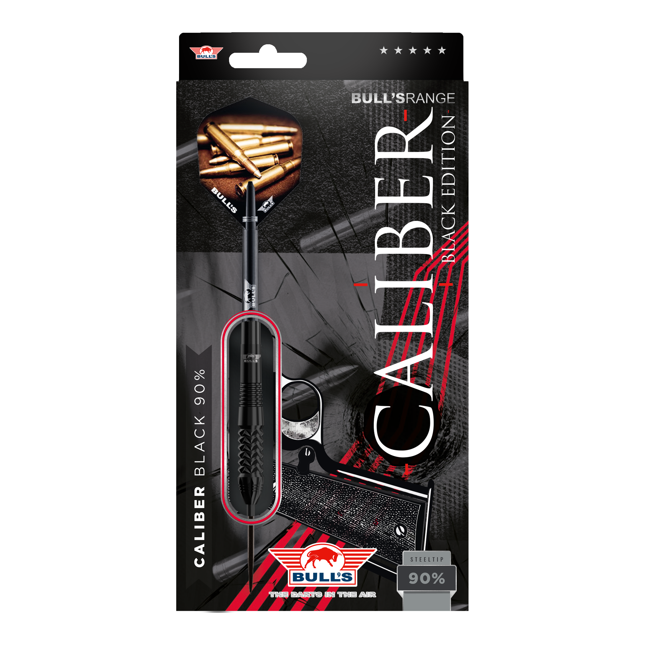 Bulls NL Caliber Black Steeldarts - 22g