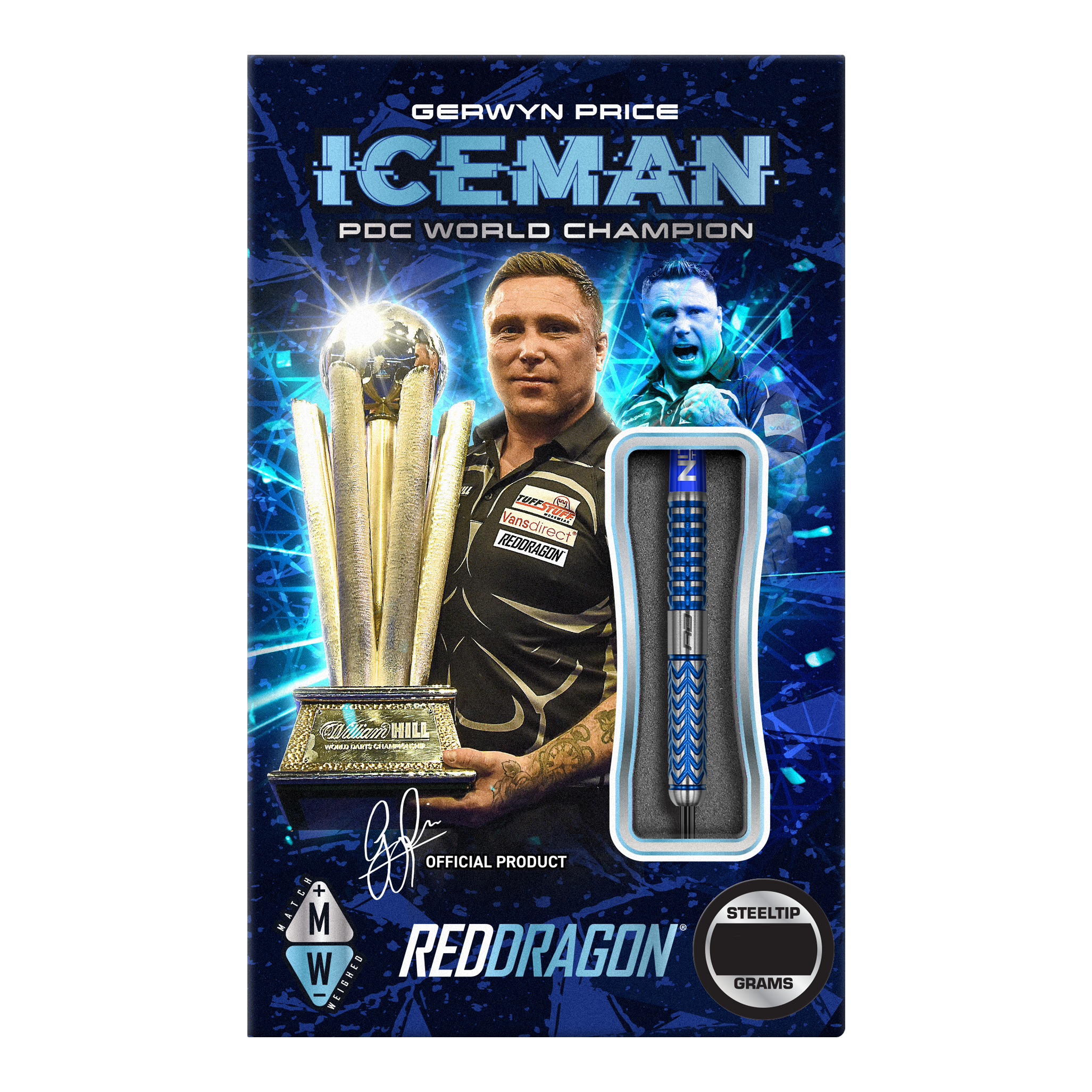 Red Dragon Gerwyn Price Glacier Steeldarts