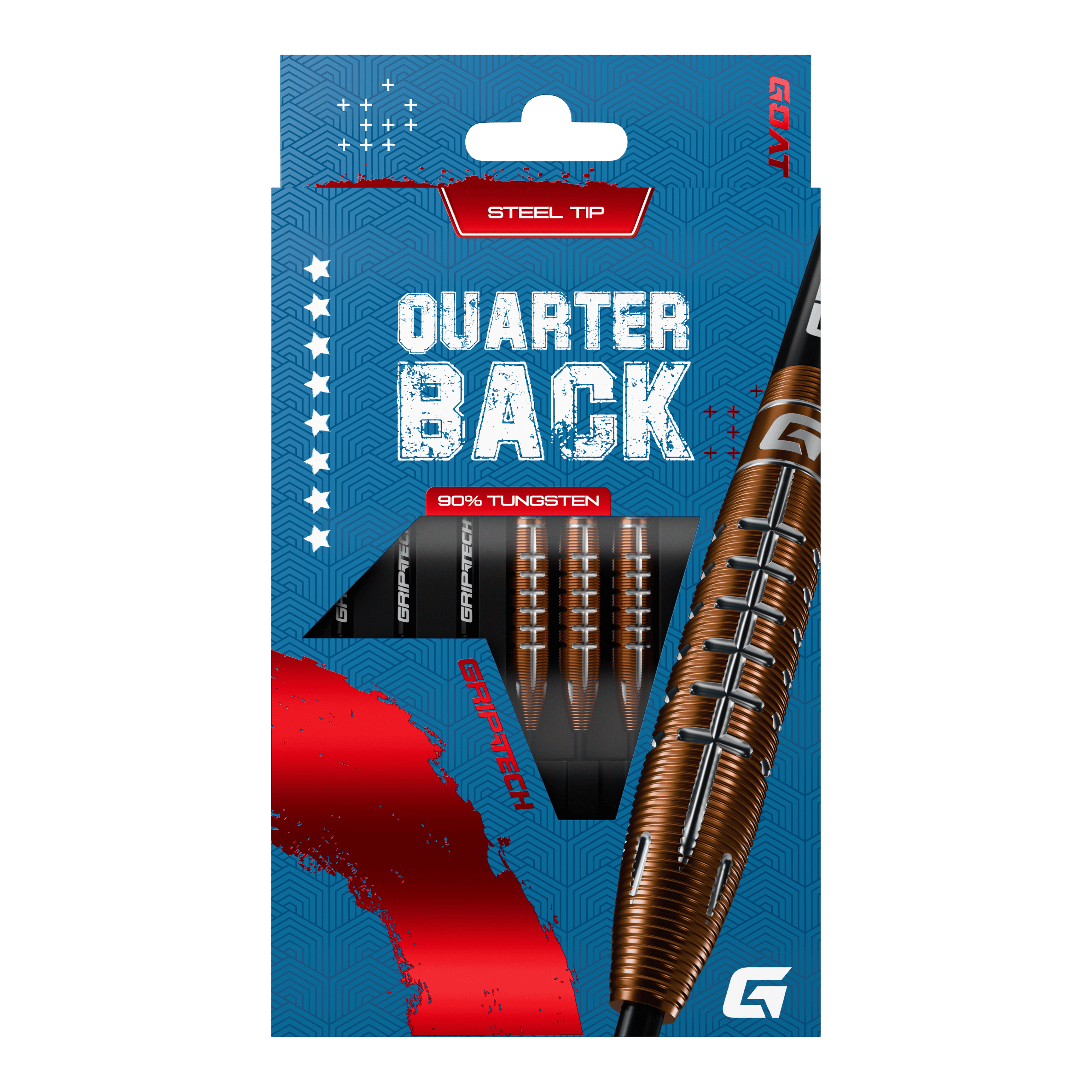 GOAT Quarterback V2 Tungsten Steel Darts - 24g