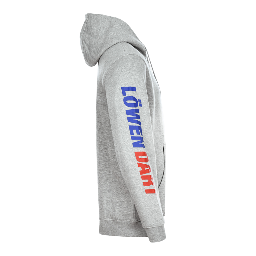 Abgebildet ist der Löwen Kollektion Zip-Hoodie. Der Hoodie präsentiert sich im modernen Design der Kollektion.