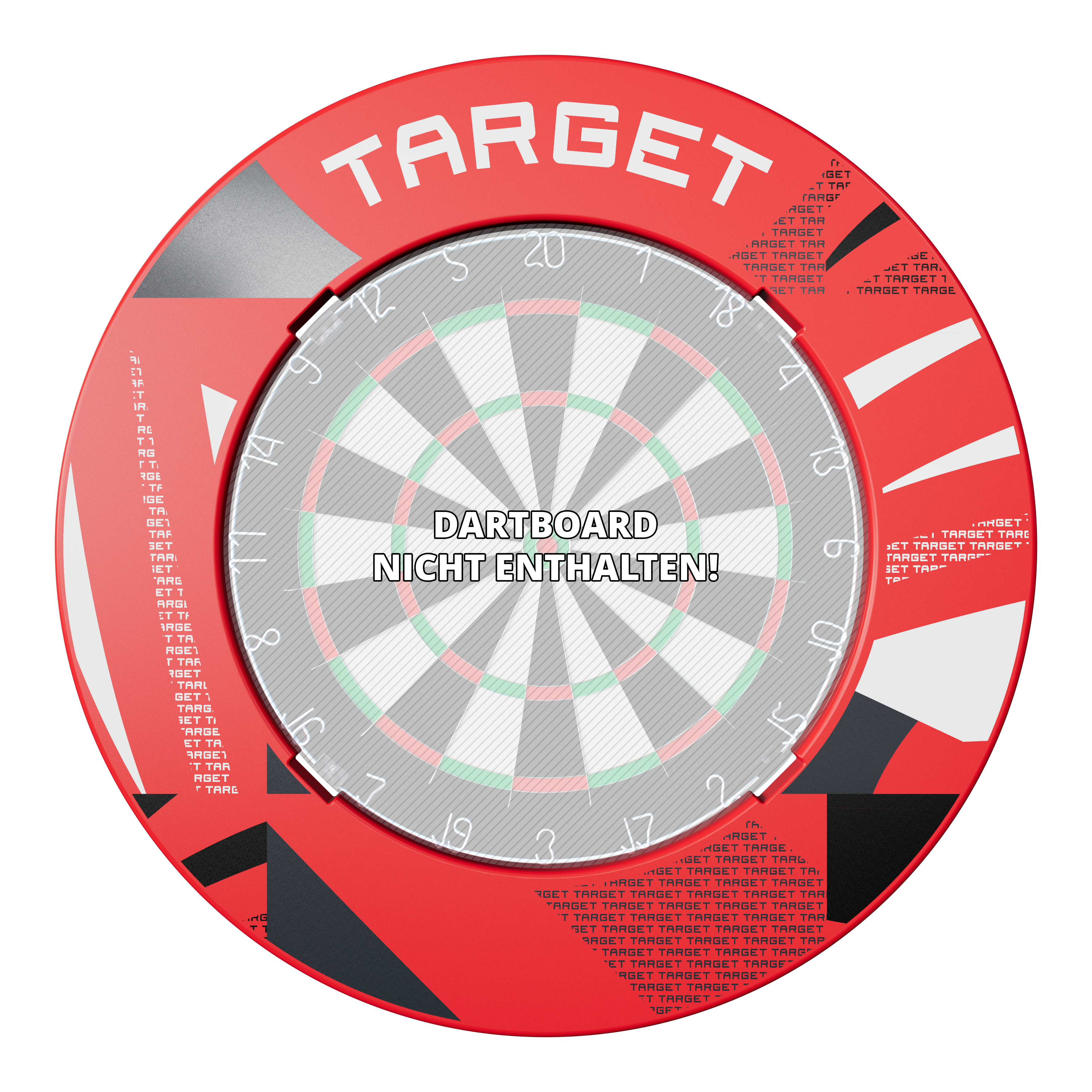 Target Notched Patterned Dartboard Surround