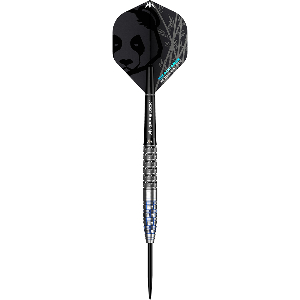 M001069_Mission_Xiaochen_Zong_Pandaman_Steeldarts_1PpJPO4I3cfjjl Der abgebildete Dartpfeil ist der "Mission Xiaochen Zong Pandaman Steeldarts - 22g". Auf dem Dartflight ist ein Pandabärenmotiv mit Bambus zu sehen.