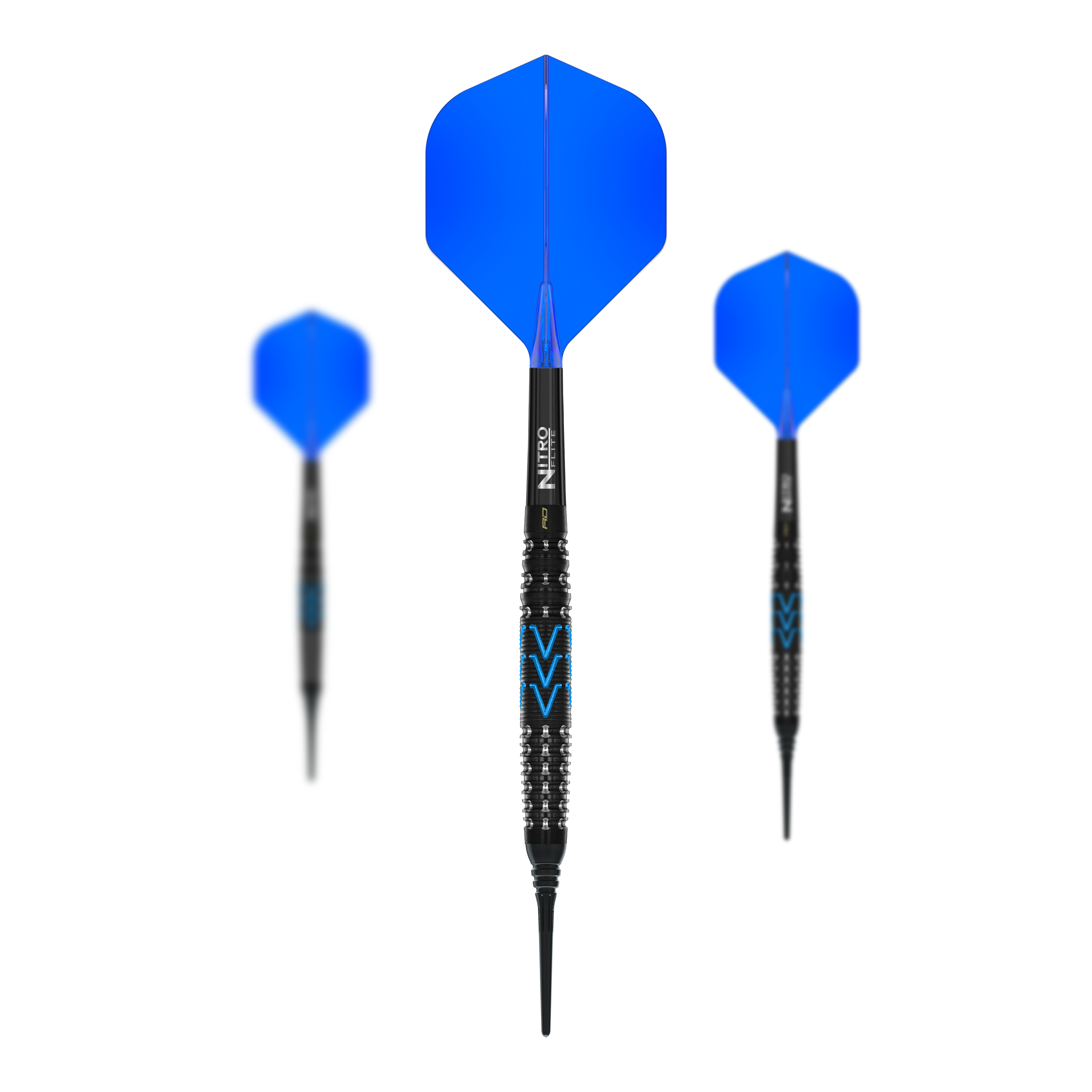 Dieses Bild zeigt ein Set der Red Dragon Amp Torpedo Softdarts, 22g. Es ist ein komplettes Softdart-Set für Dartspieler.