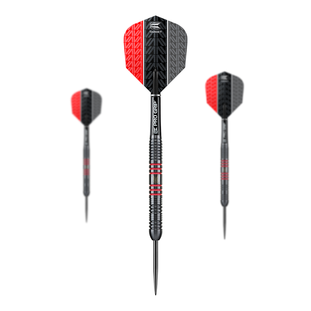 Target Vapor8 Black Red steel darts