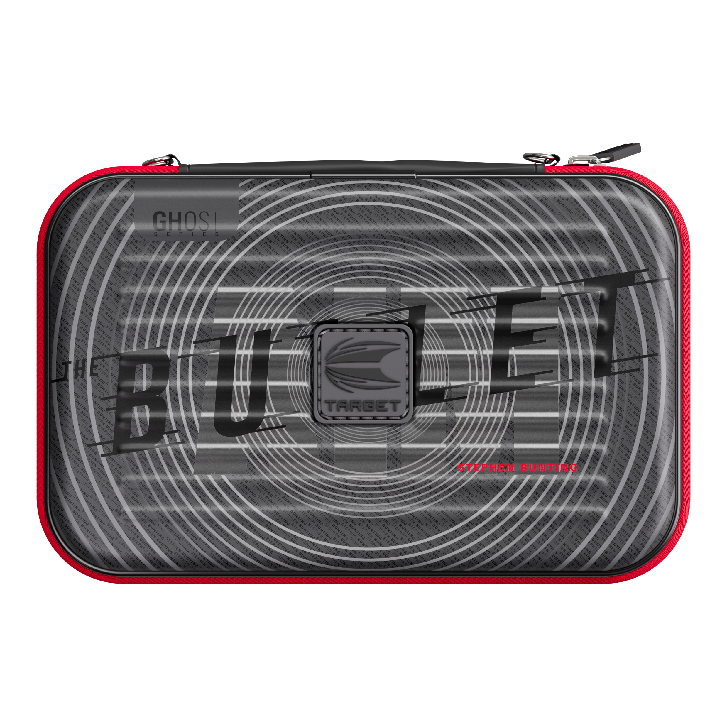 Takoma XL Ghost Series Stephen Bunting dart case Gezeigt wird das Takoma XL Ghost Series Stephen Bunting Dartcase. Das praktische Case wurde für Dartspieler entwickelt.