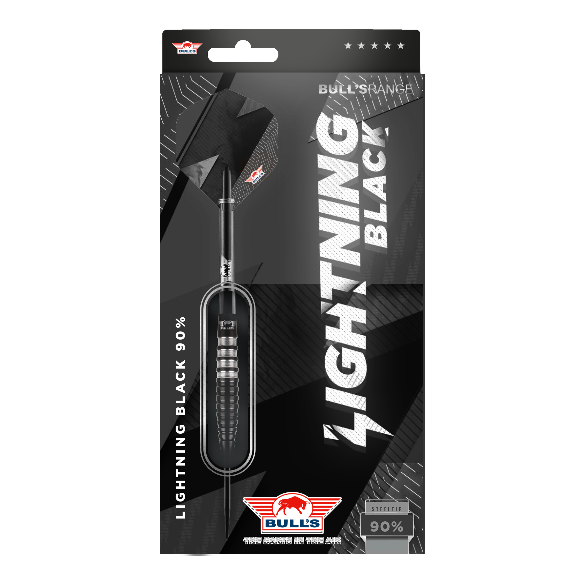 Bulls NL Lightning Black Steel Darts