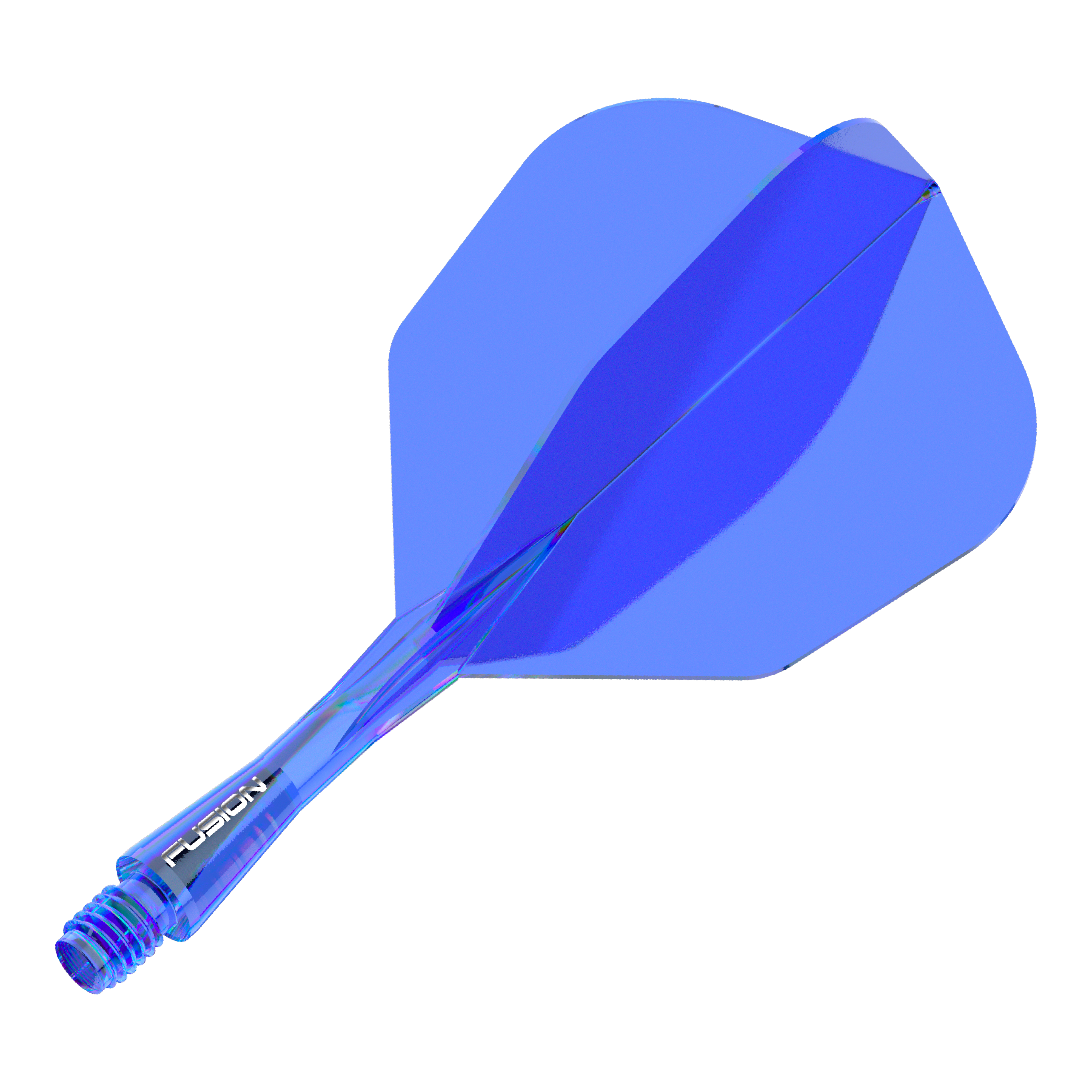 Winmau Fusion Flight Shaft System No6 Blue Zu sehen ist ein Produkt mit dem Dateinamen 8836_Winmau_Fusion_Flight_Shaft_System_No6_Blau_22mm_1. Vermutlich handelt es sich um einen blauen Dartschaft mit Flight.