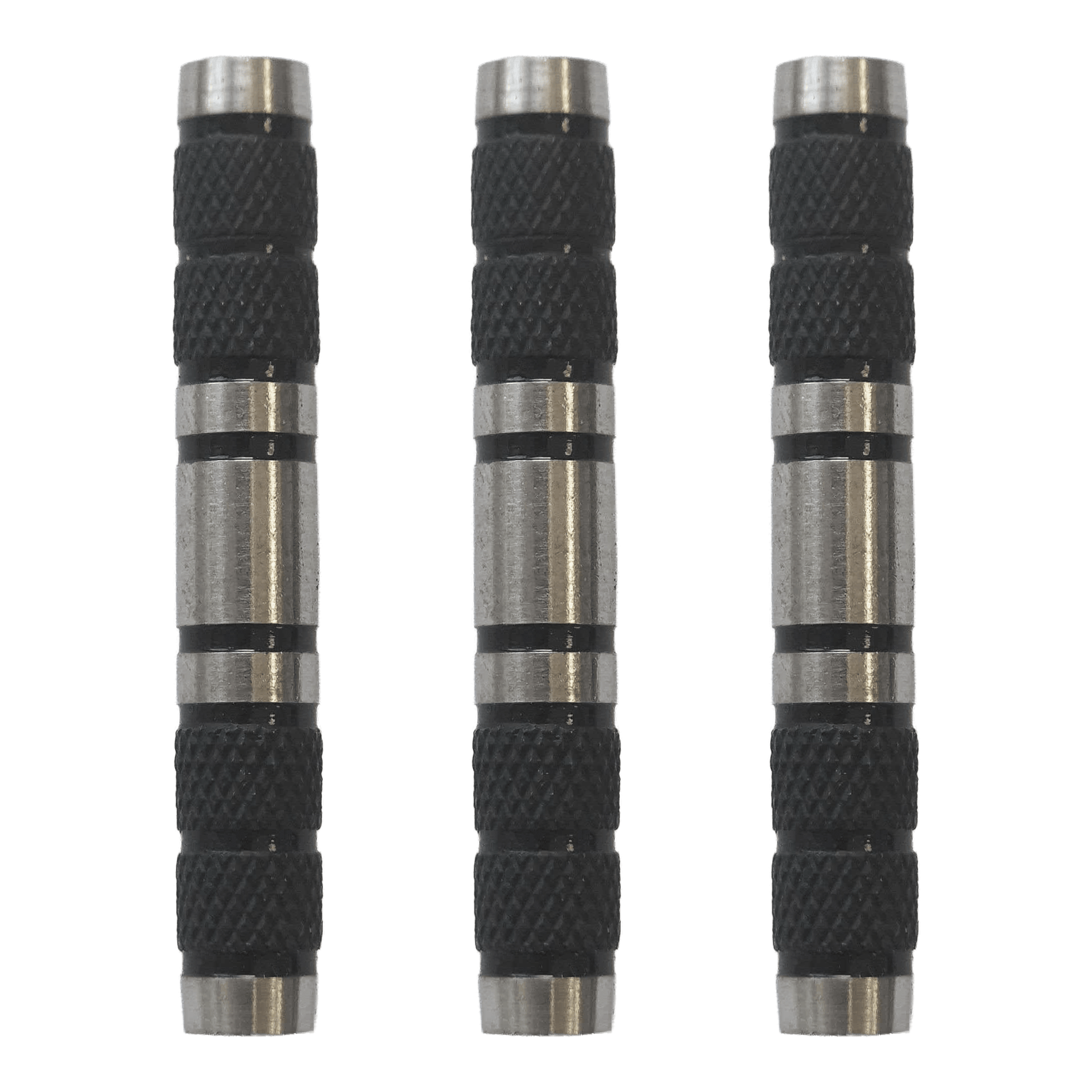 McDart Knurled Black Softdart Barrels - 18g Zu sehen ist McDart Knurled Black Softdart Barrels - 18g im Set. Die abgebildeten Dart-Barrels sind schwarz und besitzen eine griffige Oberfläche.
