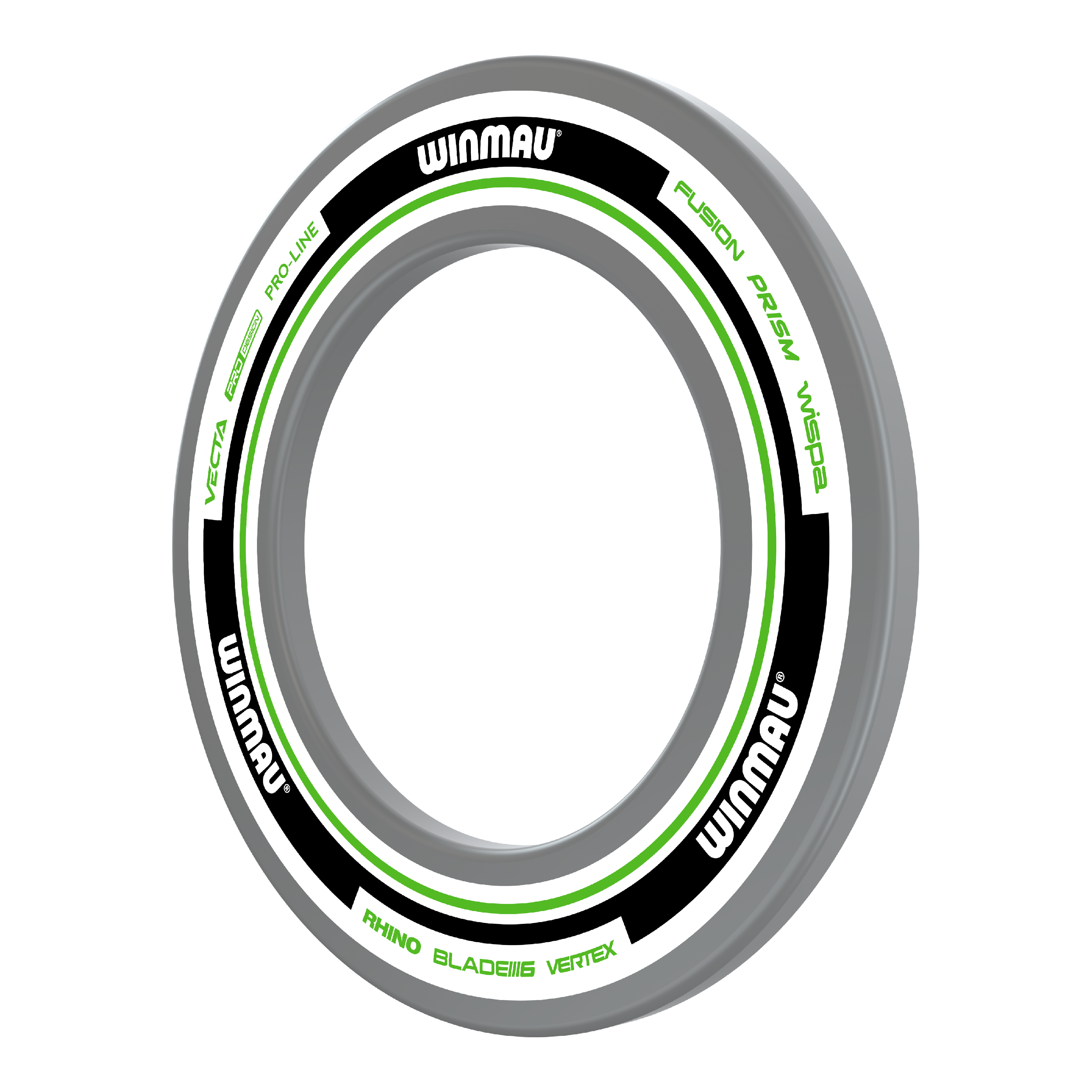 Winmau Advance Dartboard Surround - Weiß Grün