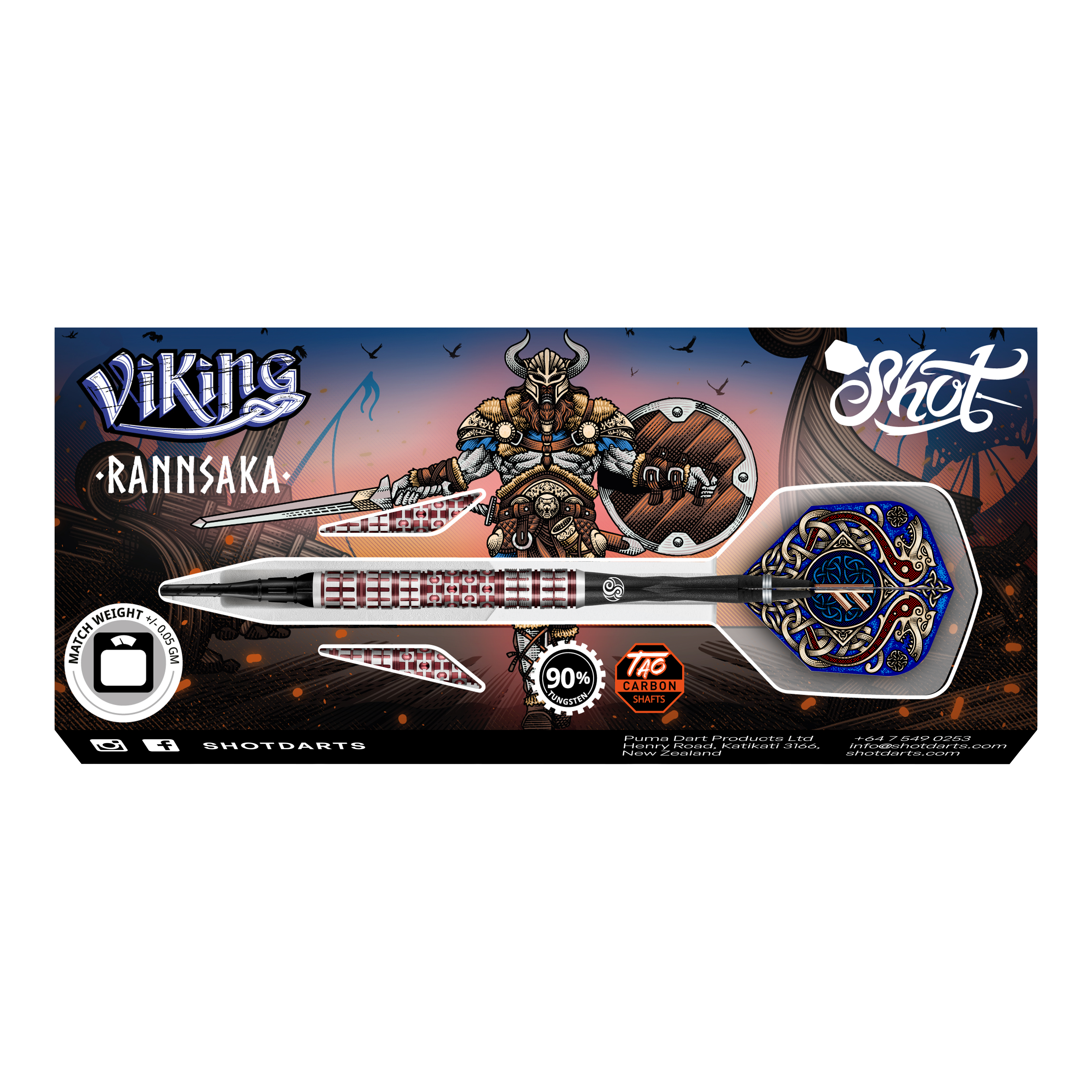 Shot Viking Rannsaka soft darts