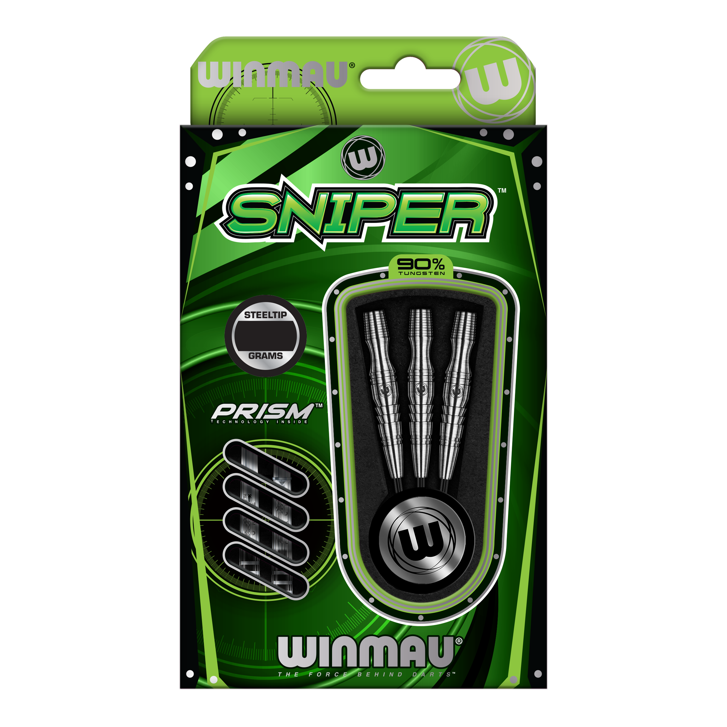 Winmau Sniper V3 Steeldarts Winmau Sniper V3 Steeldarts. Die Darts sind mit dunklen und metallischen Akzenten versehen.