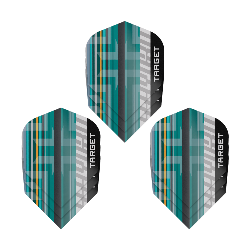 Dieses Bild zeigt die Target ProUltra Hydro No6 Flights - 3 Sets. Die Flights sind speziell für Dartspieler entwickelt.