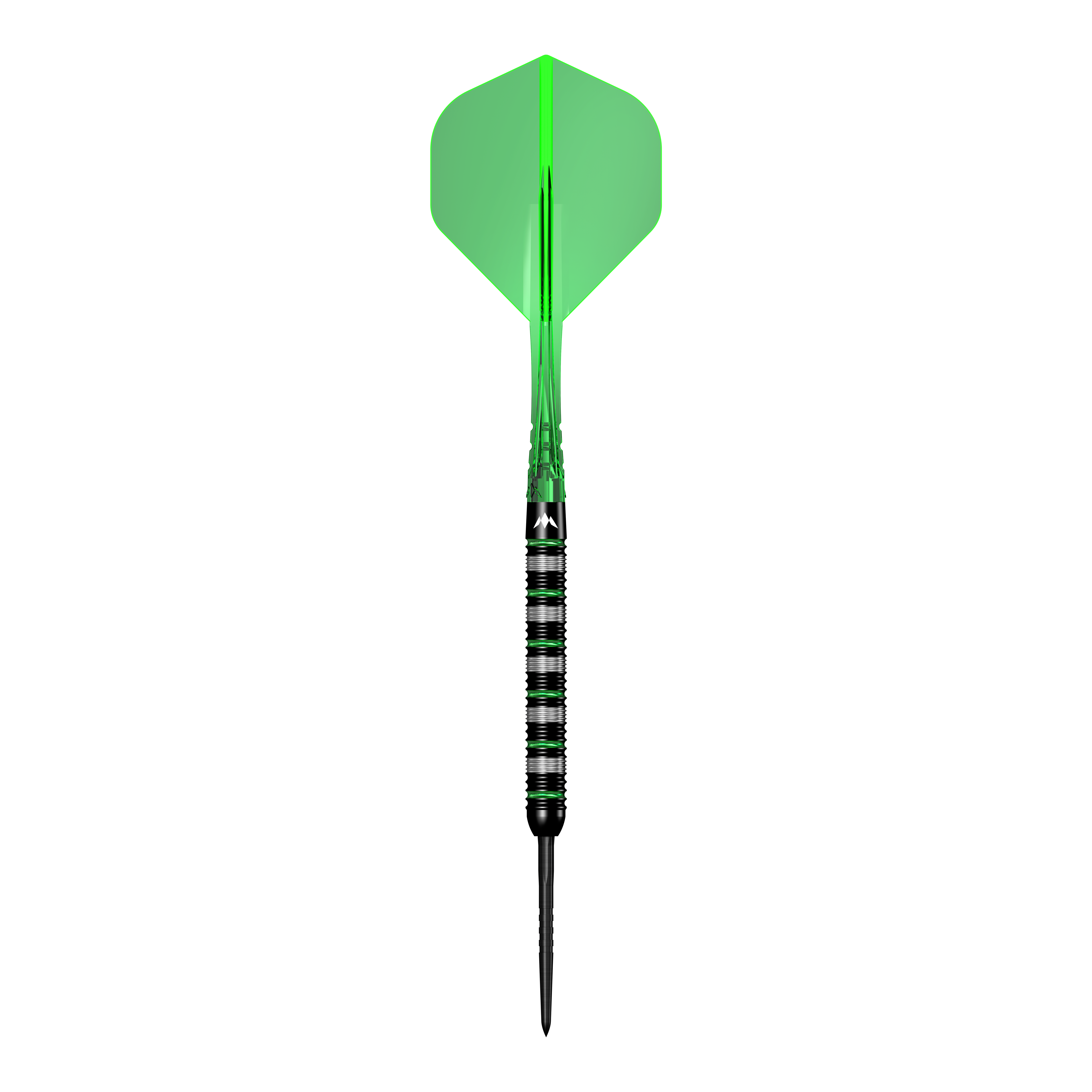 Mission Moldavite Steel Darts - 23g Das Bild zeigt die Mission Moldavite Steeldarts - 23g. Die Dartpfeile sind speziell für Präzisionswürfe entwickelt.