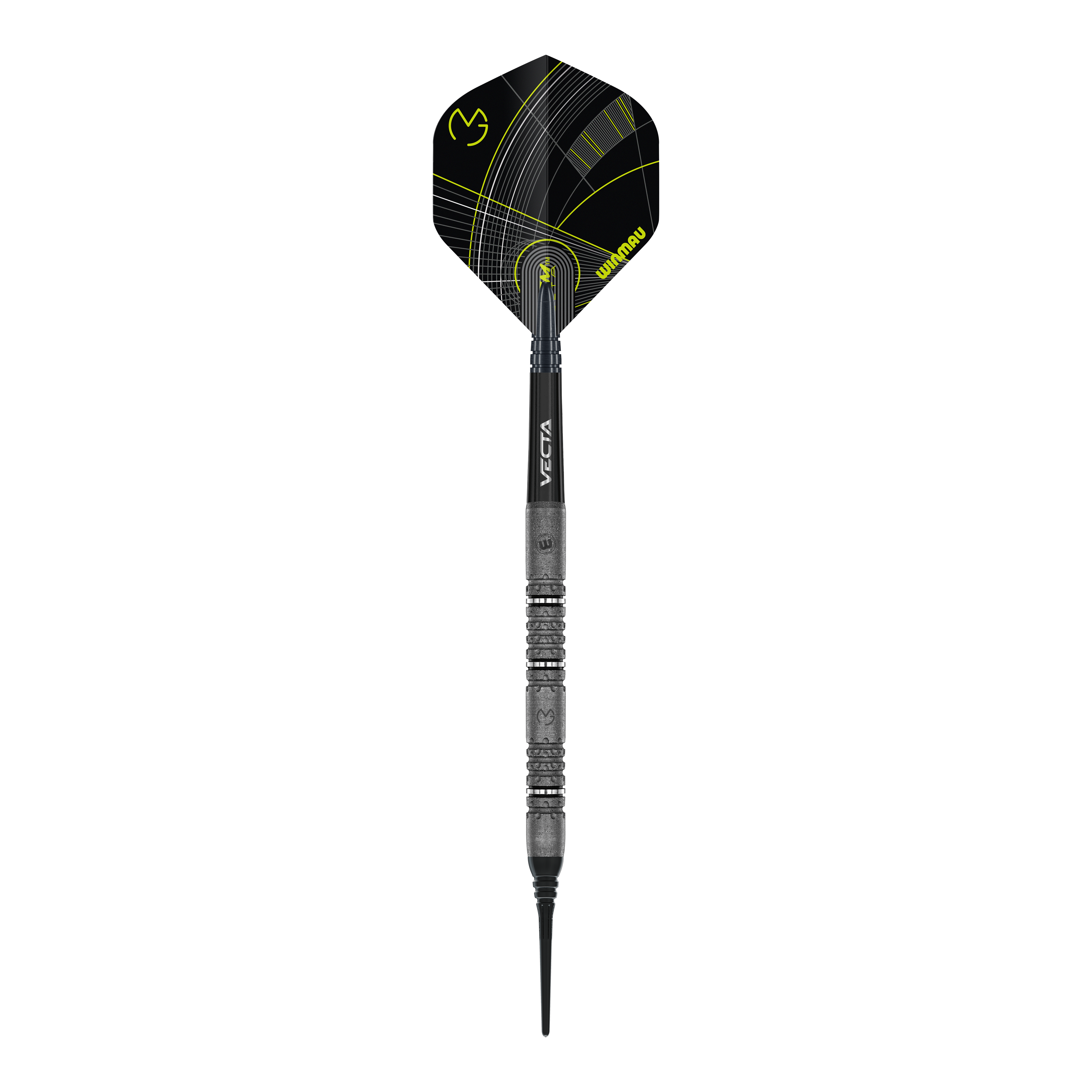 Winmau Michael Van Gerwen Signature Edition Softdarts - 20g Dargestellt werden die Winmau Michael Van Gerwen Signature Edition Softdarts - 20g. Die Darts sind in Kooperation mit dem Profi Michael Van Gerwen entstanden.