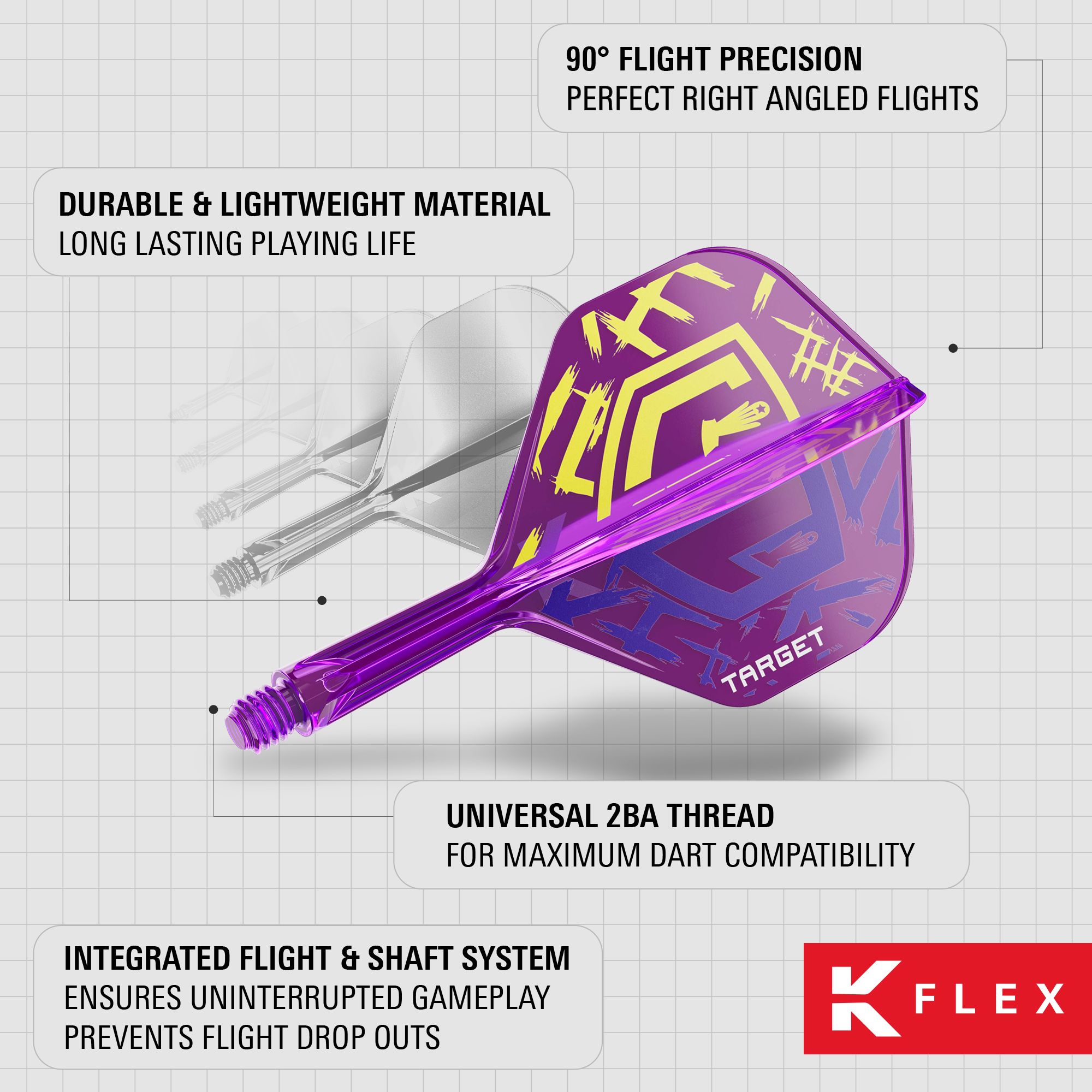 Target K-Flex Luke Littler World Champion 2025 No2 Standard Flights