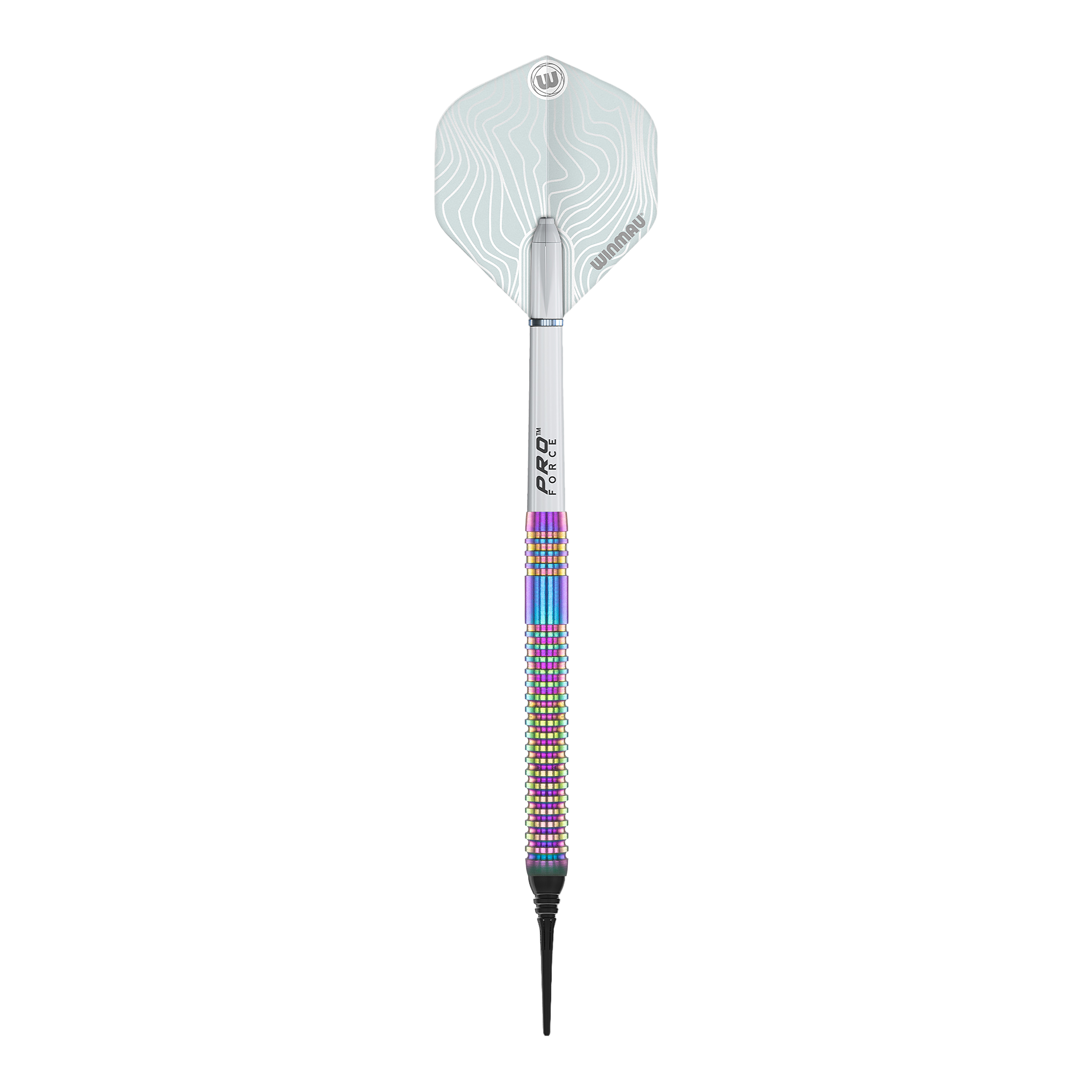 Abgebildet sind Winmau Solaris Urban Softdarts mit 21g. Die Darts sind speziell für das Softdart-Spiel konzipiert.