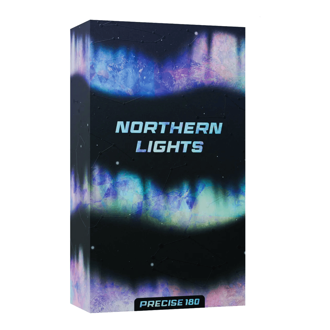 Precise 180 Northern Lights steel darts Das Foto zeigt die Precise 180 Northern Lights Steeldarts. Der Artikel ist für enthusiastische Dartspieler geeignet.