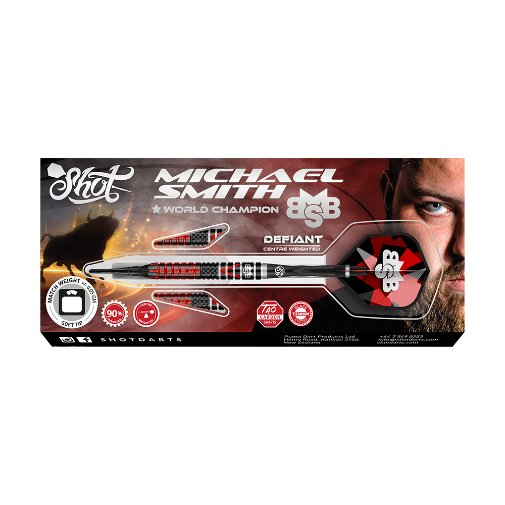 Shot Michael Smith Defiant soft darts