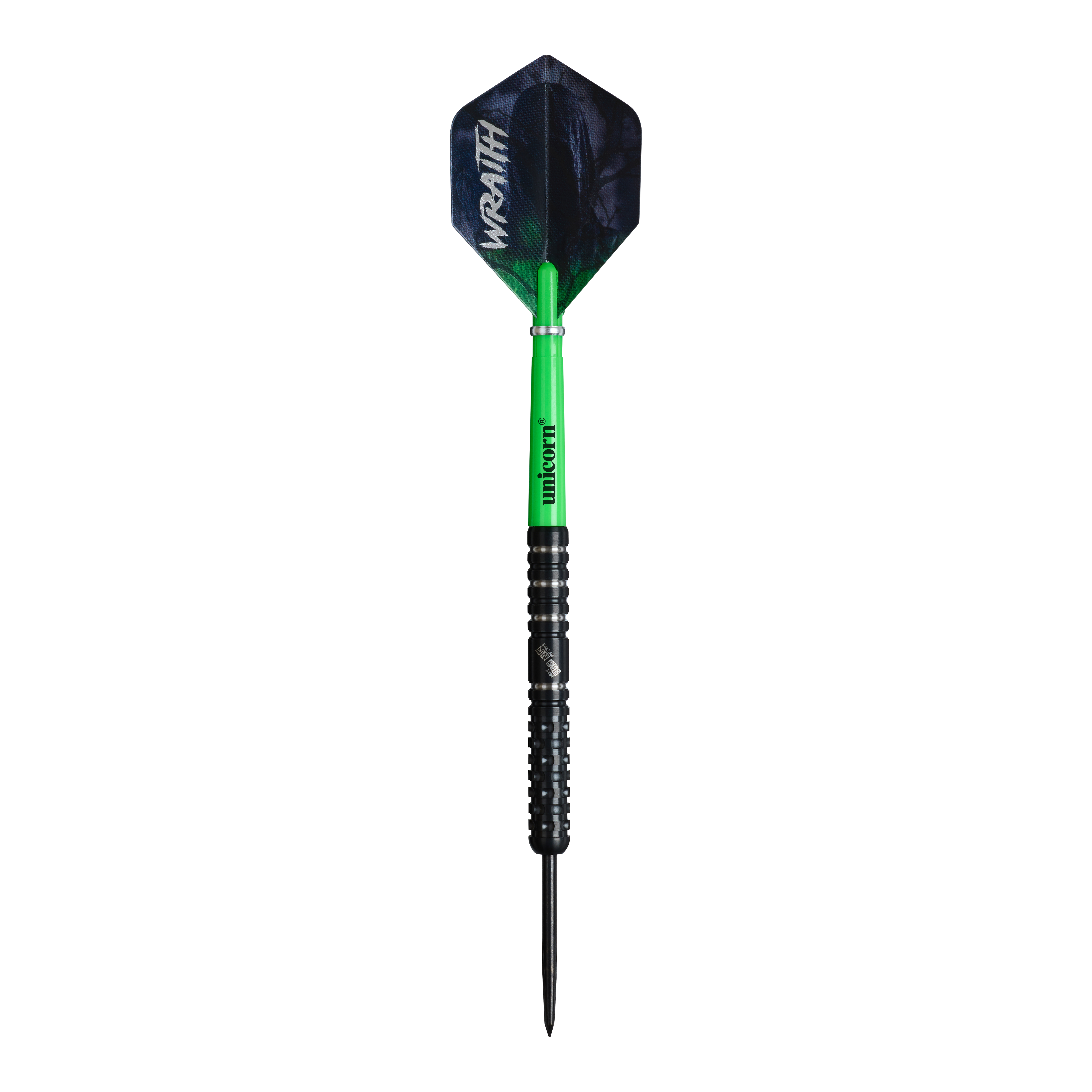 Unicorn Wraith Callan Rydz Steel Darts - 23g Unicorn Wraith Callan Rydz Steeldarts - 23g werden gezeigt. Das Bild stellt das Design und die Details dieses Darts dar.
