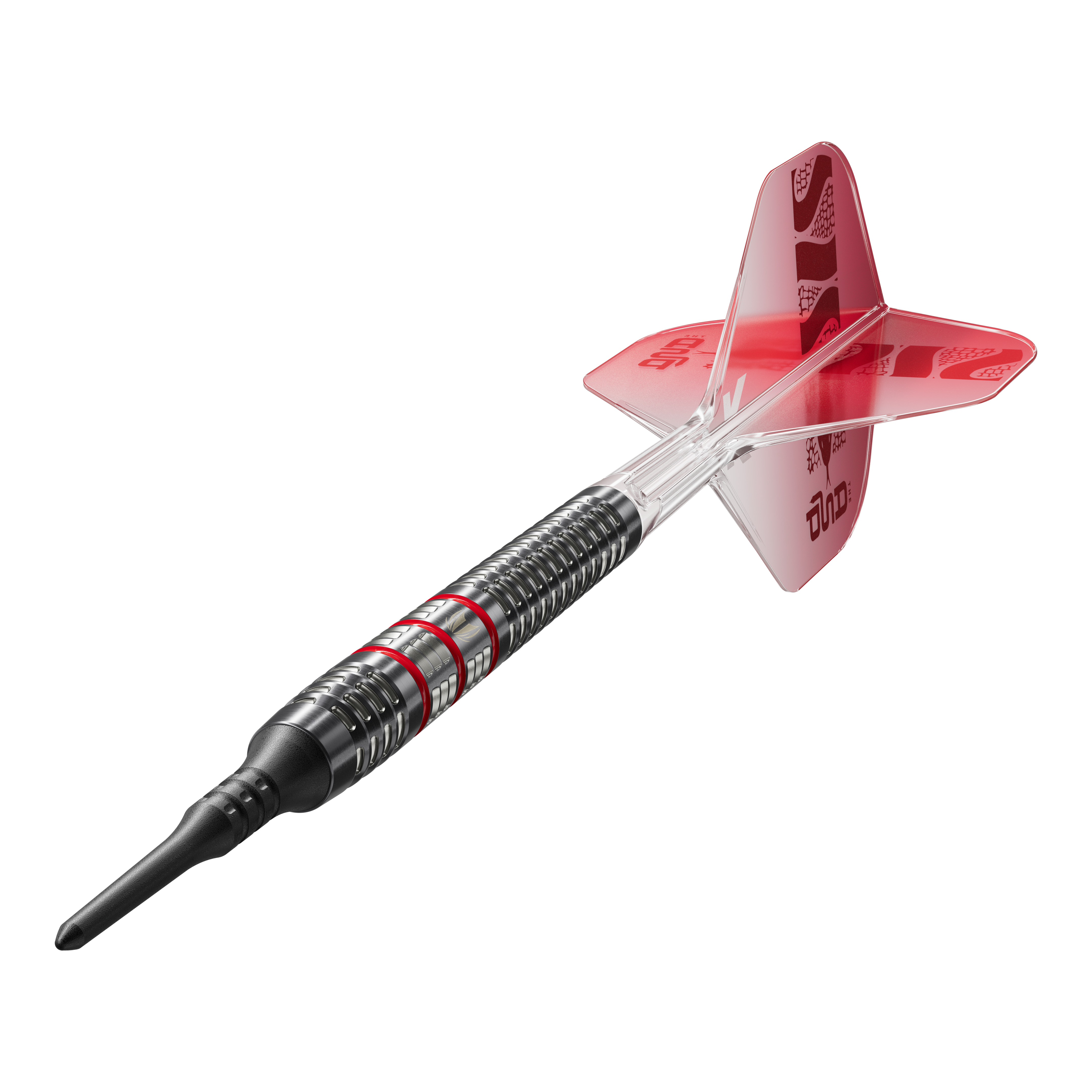 Target Nathan Aspinall 95K Soft Darts - 18g Das Bild zeigt die Target Nathan Aspinall 95K Softdarts mit einem Gewicht von 18g. Die Darts sind besonders für Fans und Spieler des bekannten Dartprofis Nathan Aspinall interessant.