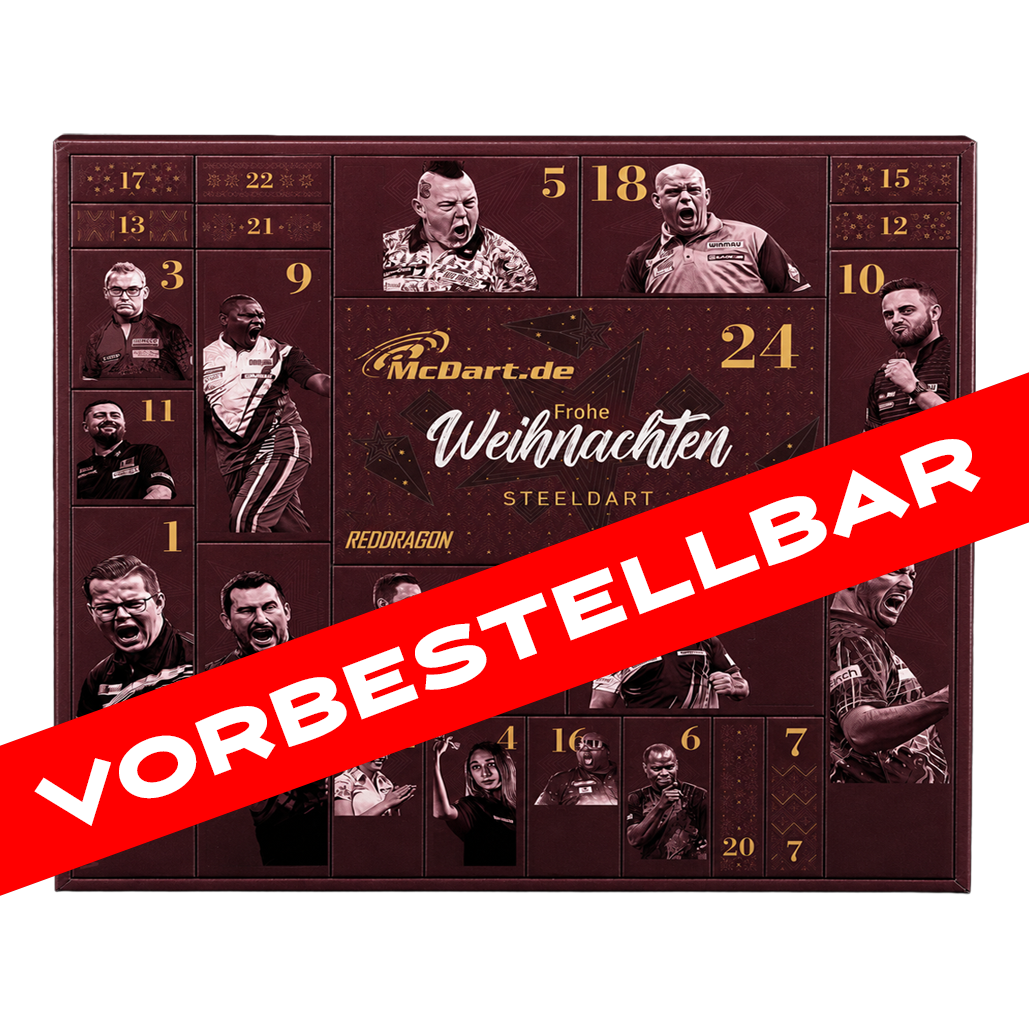 McDart Premium Advent Calendar 2026 for steel dart players