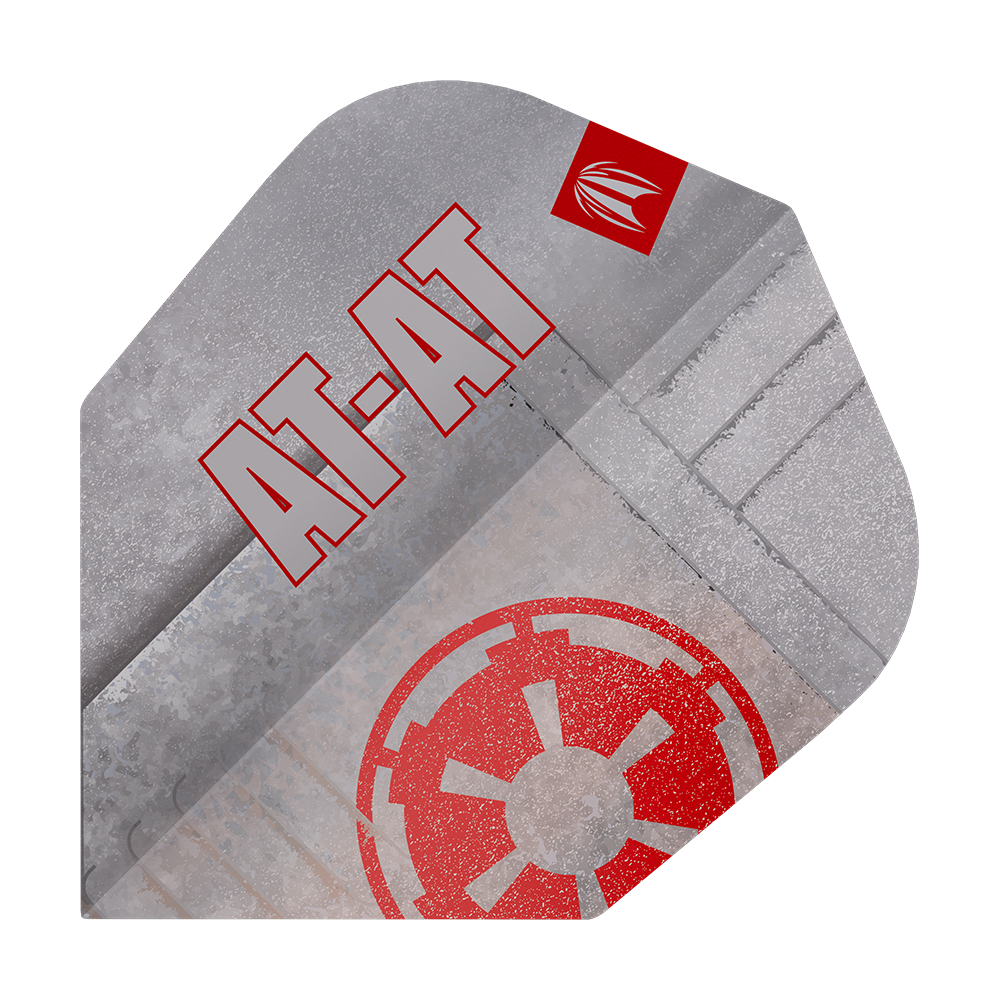 Target Star Wars Pro Ultra AT-AT No6 Flights Dies ist ein Target Star Wars Pro Ultra AT-AT No6 Flights Produkt. Es sind spezielle Dart-Flights mit AT-AT Design von Star Wars.