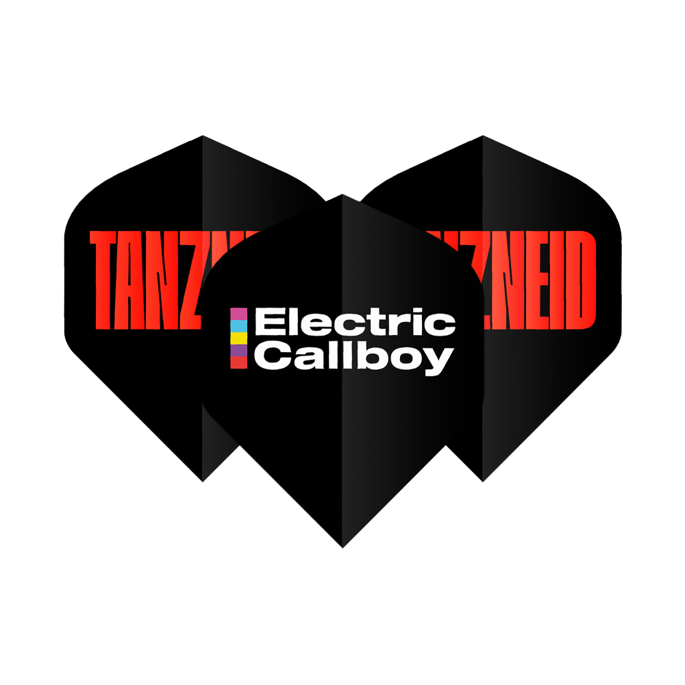 Electric Callboy Tanzneid Flight Pack - 10 sets Das Bild zeigt das Produkt Electric Callboy Tanzneid Flight Pack - 10 Sets. Es handelt sich um ein Set Flight Packs, vermutlich in der Farbe Schwarz.