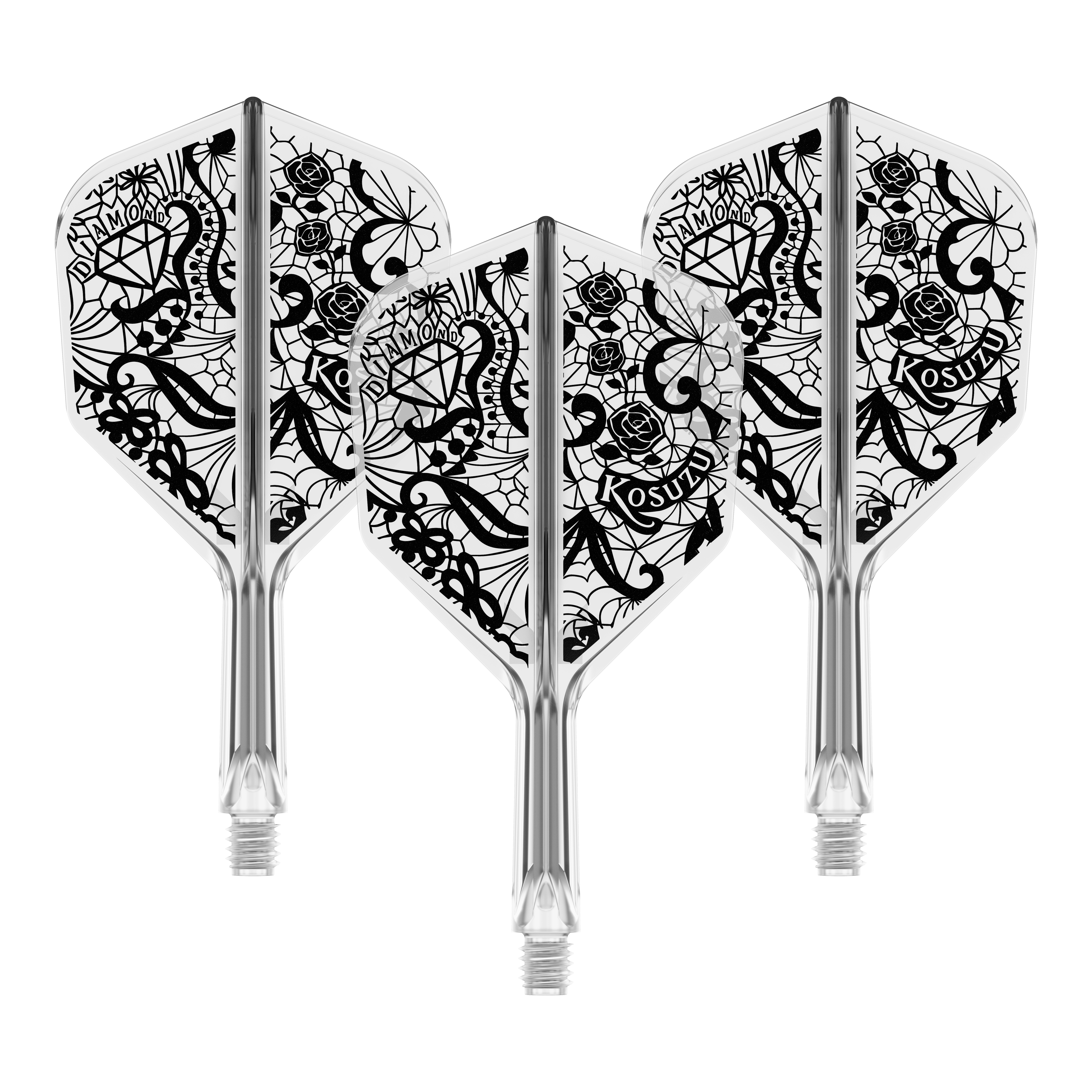 Target Japan K-Flex Diamond No6 Flight Shaft System Zu sehen ist das Target Japan K-Flex Diamond No6 Flight-Shaft-System in 19mm. Es handelt sich um eine Komponente für Dartpfeile.