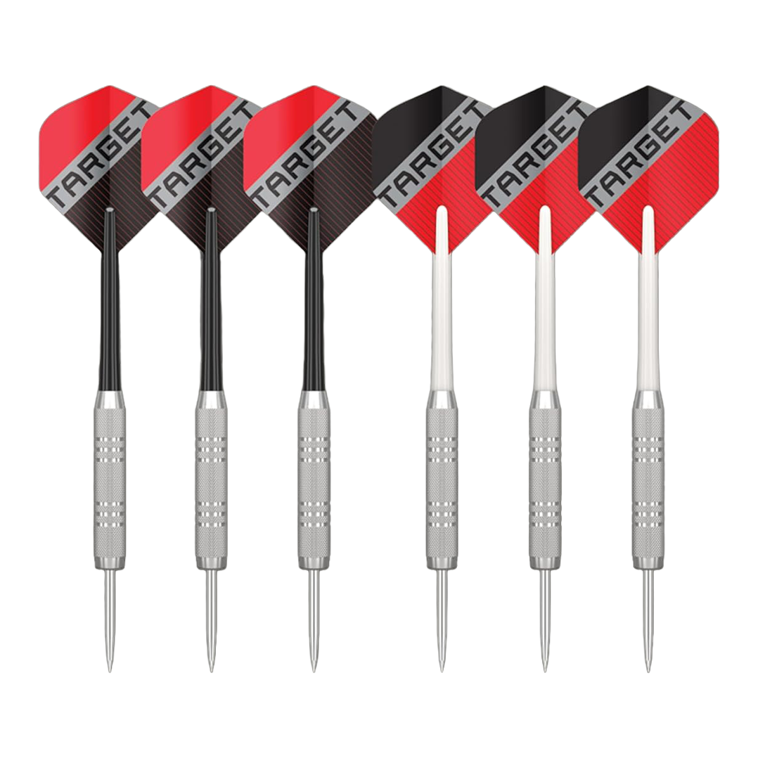 Target Rift steel dartboard set Abgebildet ist das Target Rift Steeldartboard Set. Dieses Dartboard Set eignet sich perfekt für den Heimgebrauch.