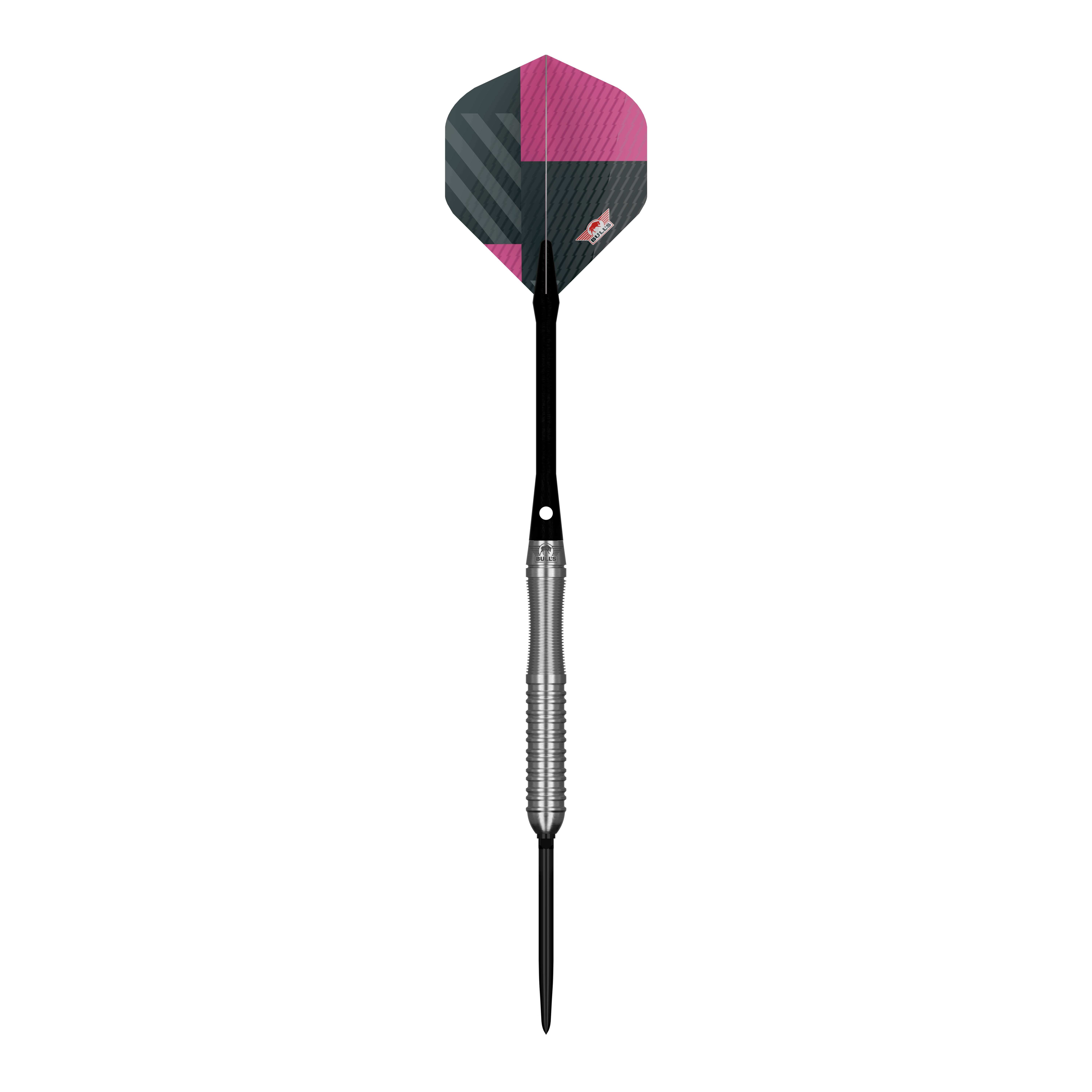 Zu sehen sind Bulls NL Volt Pink Convertible Point Steeldarts. Das Set bietet mehrere Darts in Pink.