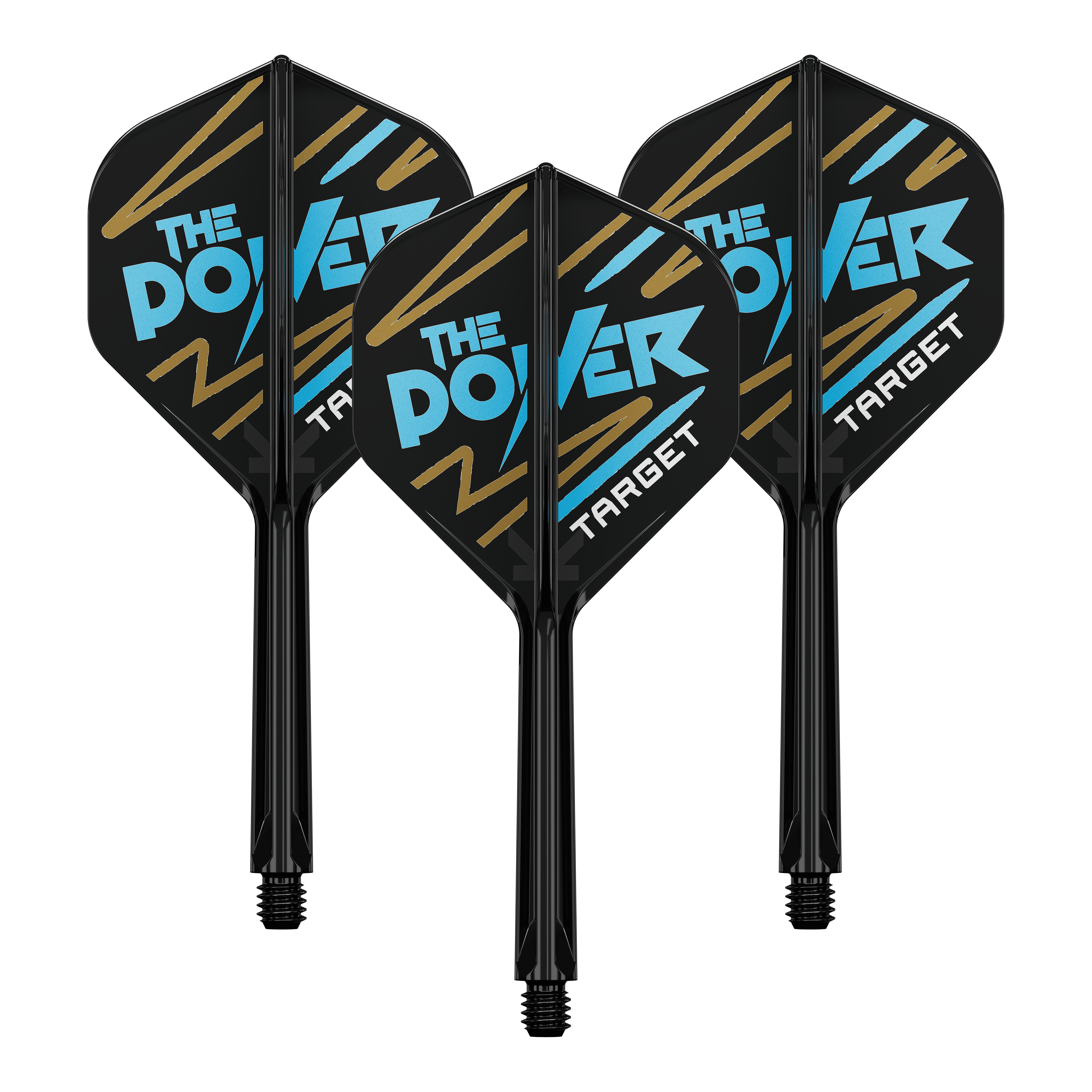 Dieses Bild zeigt eine Packung Target K-Flex Phil Taylor No2 Standard Flights mit einer Länge von 33 mm. Es handelt sich um Zubehör für Dartscheiben oder Dartpfeile.