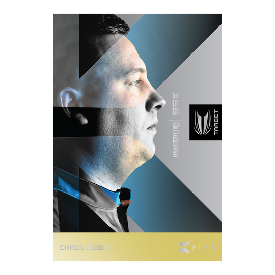 Target Chris Dobey 95K Soft Darts - 18g Zu sehen ist der Target Chris Dobey 95K Softdarts - 18g. Der Dartpfeil ist speziell für Softdart konzipiert.