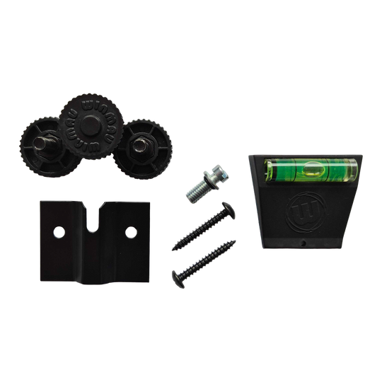 Winmau Blade X Fixing Set wall mounting Das Foto zeigt das Winmau Blade X Fixing Set Wandbefestigung. Es handelt sich um eine Wandhalterung für Dartboards.