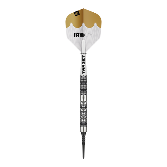 Target Redux 10 Softdarts - 18g ist auf dem Foto abgebildet. Es handelt sich um hochwertige Softdarts für präzises Werfen.