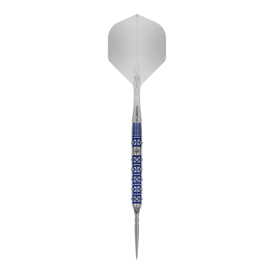 Diese Abbildung präsentiert die Winmau Lunaris Parallel Switch Point Steeldarts. Die Darstellung hebt das Produktdesign hervor.