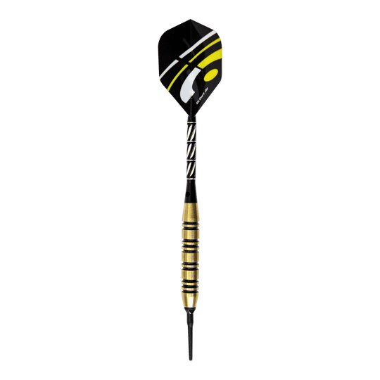 McDart Black Stripe Brass Softdarts - 17g