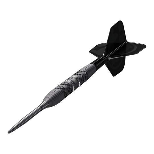 Dieses Foto zeigt die Target Star Wars Darth Vader 95 Swiss Point Steeldarts. Das Produkt trägt ein Darth Vader Motiv und stammt aus der Star Wars Kollektion.