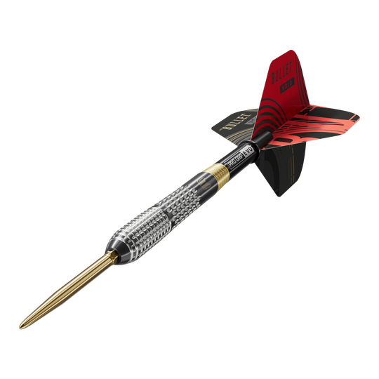 Target Stephen Bunting GEN5 Void Swiss Point Steel Darts Dieses Bild zeigt die Target Stephen Bunting GEN5 Void Swiss Point Steeldarts. Das Set ist ideal für begeisterte Dartspieler und Fans von Stephen Bunting.