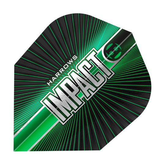 Harrows Impact No. 6 Flights Hier sind die Harrows Impact No6 Flights abgebildet. Diese Flights werden für Dartpfeile verwendet.