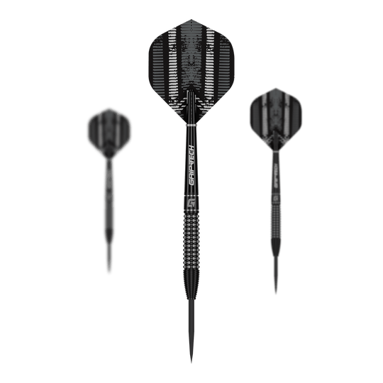 GOAT Sprocket MKIII Bomb steel darts Das Bild zeigt das Set GOAT Sprocket MKIII Bomb Steeldarts. Abgebildet sind mehrere Dartpfeile als Set.